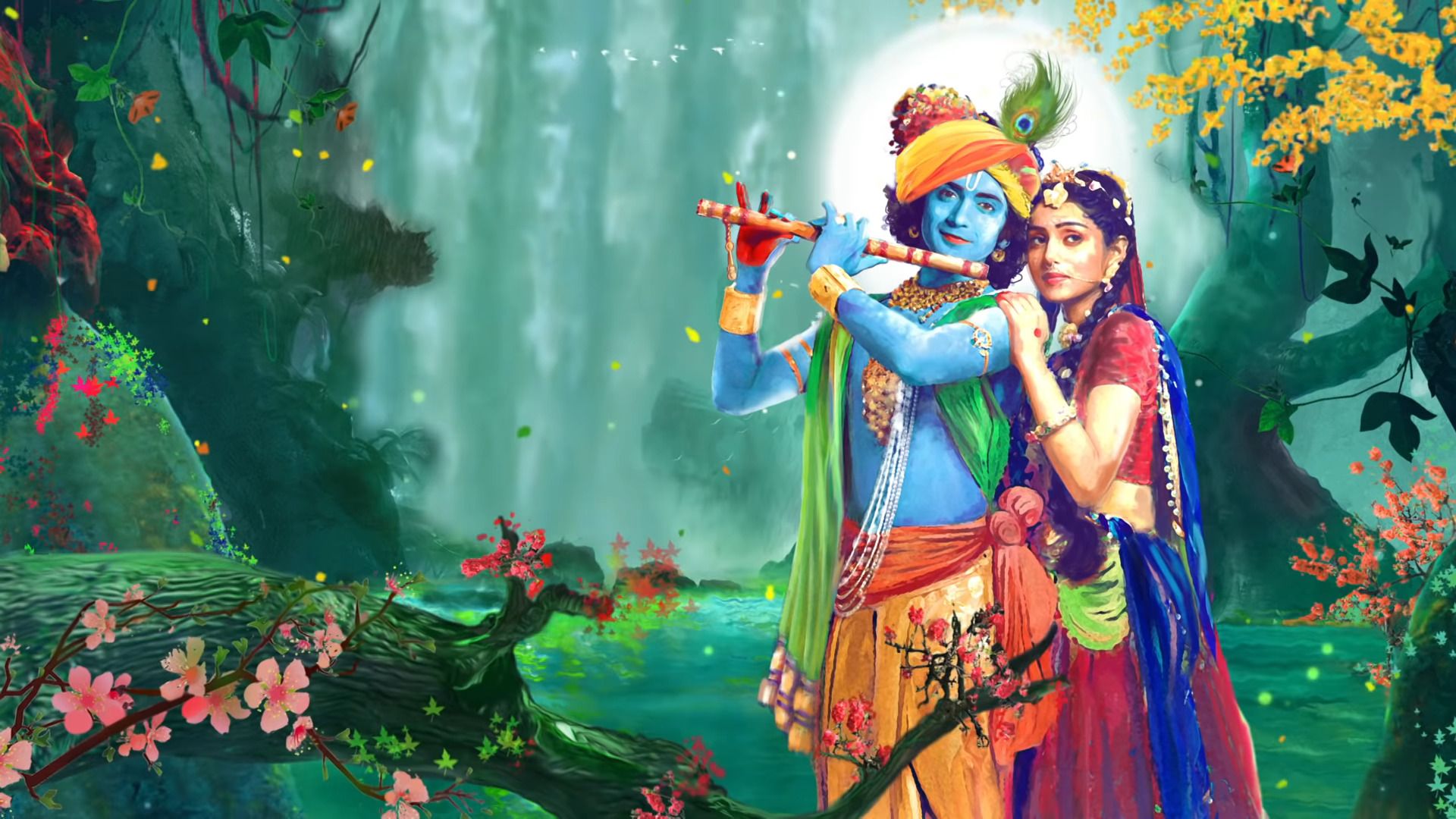 Beautiful Painting Art Of Krishna Krishna HD wallpaper  Peakpx