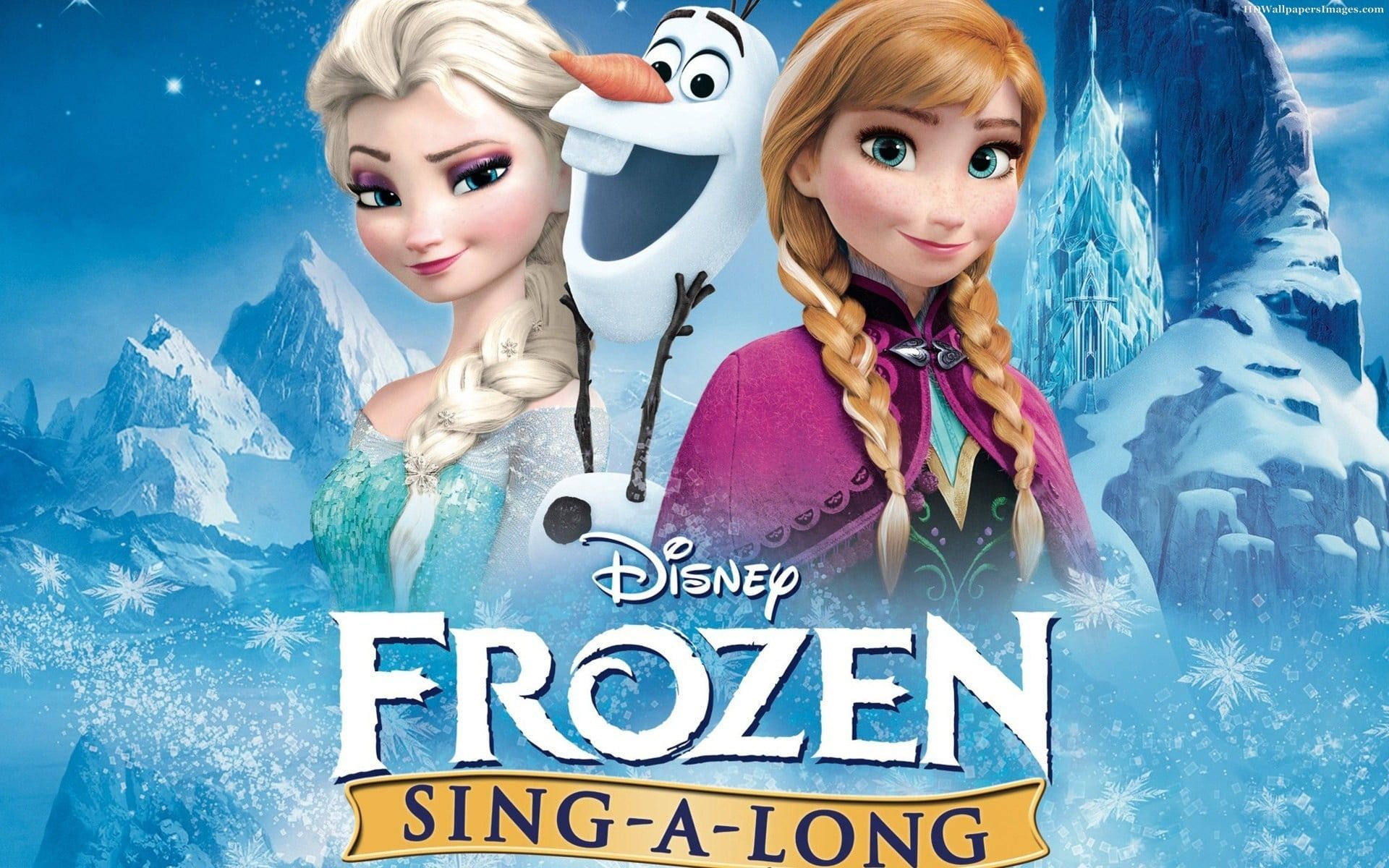 Disney Frozen Elsa and Anna wallpaper, Frozen (movie), Olaf, Princess Anna, Princess Elsa HD wallpaper
