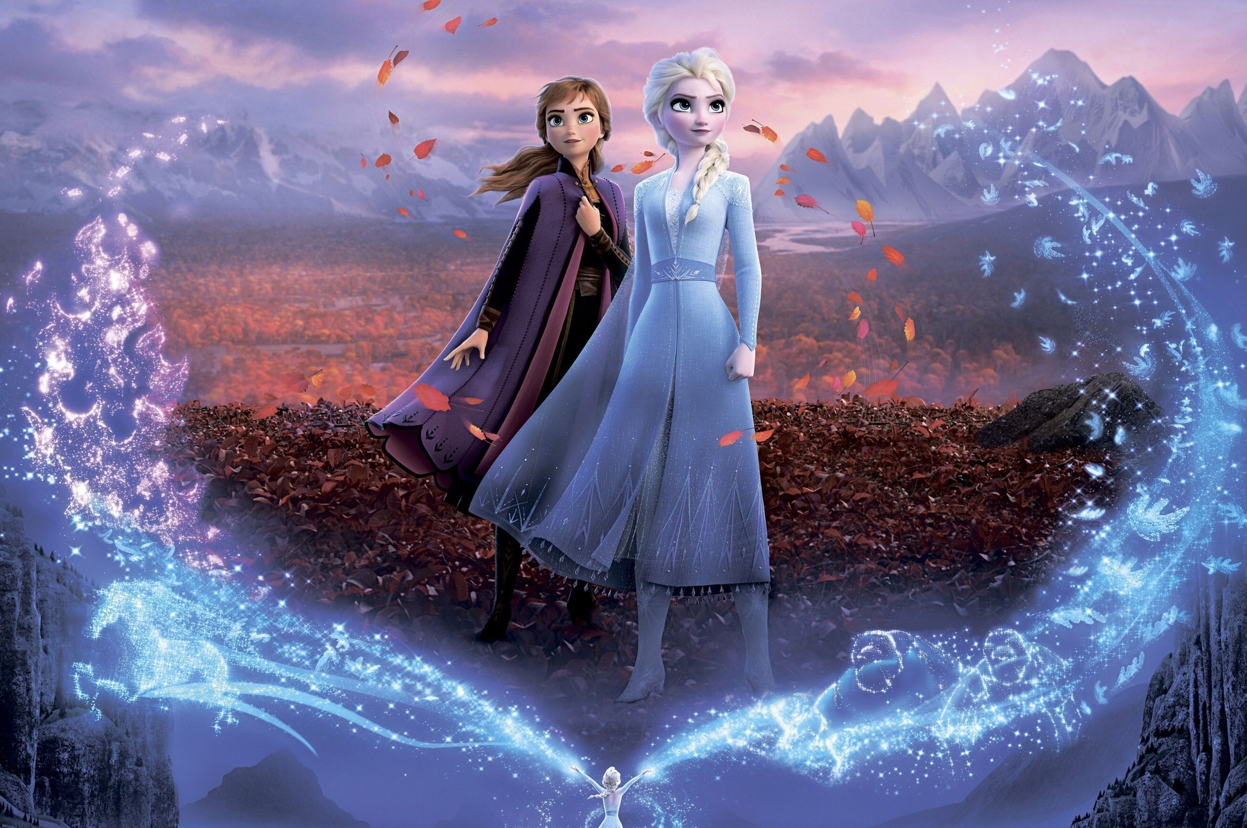 Download 2560x1700 Frozen, Elsa, Anna, Animation Wallpaper