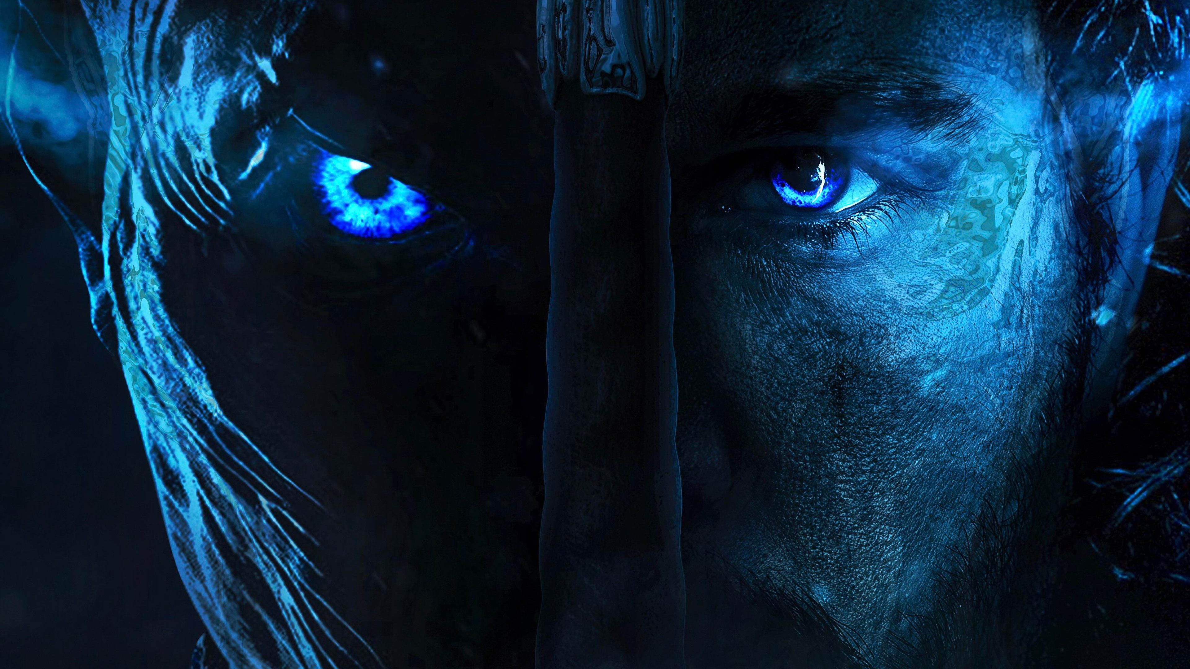 Night King and Jon Snow Game of Thrones Season 8 4K Wallpaper