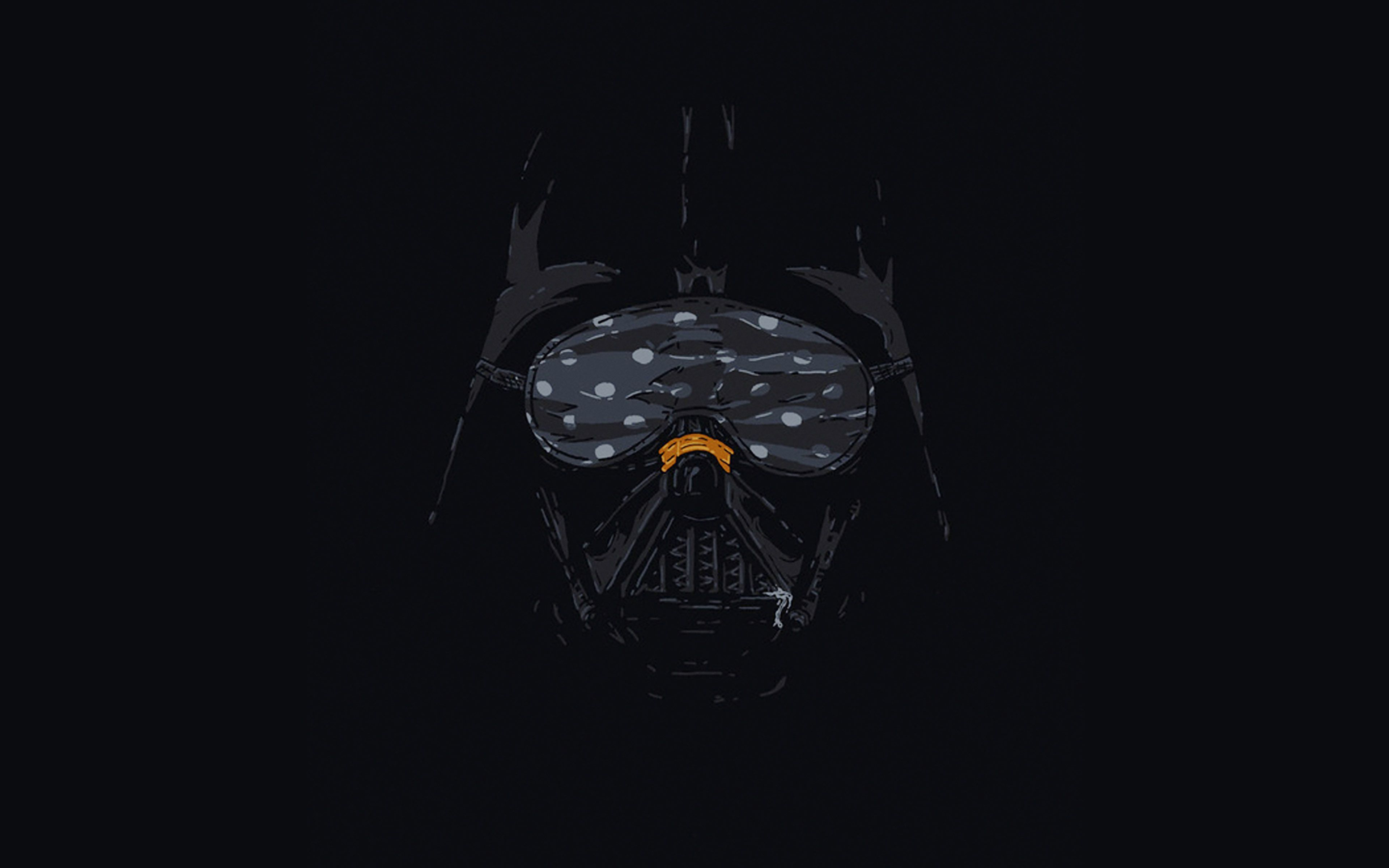 Darth Vader Minimal Starwars Illust Art