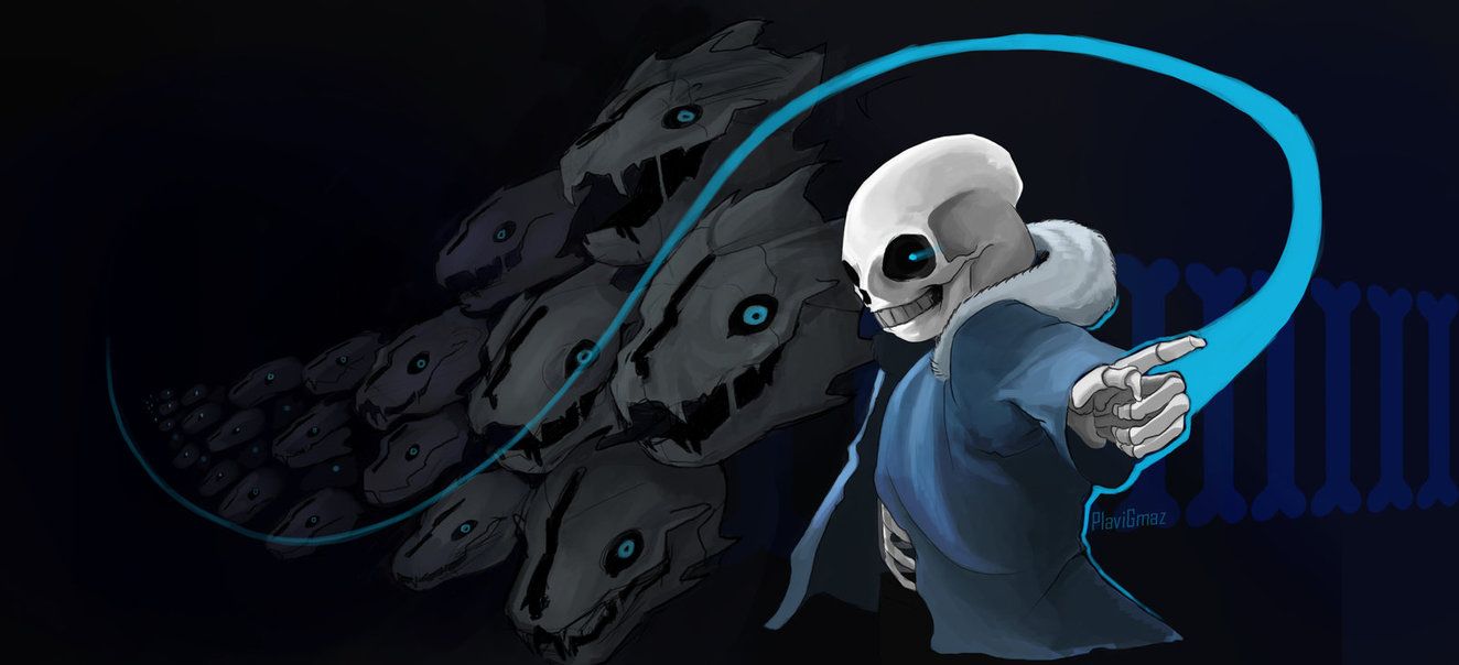 Free download Undertale Sans by PlaviGmaz [1324x604]