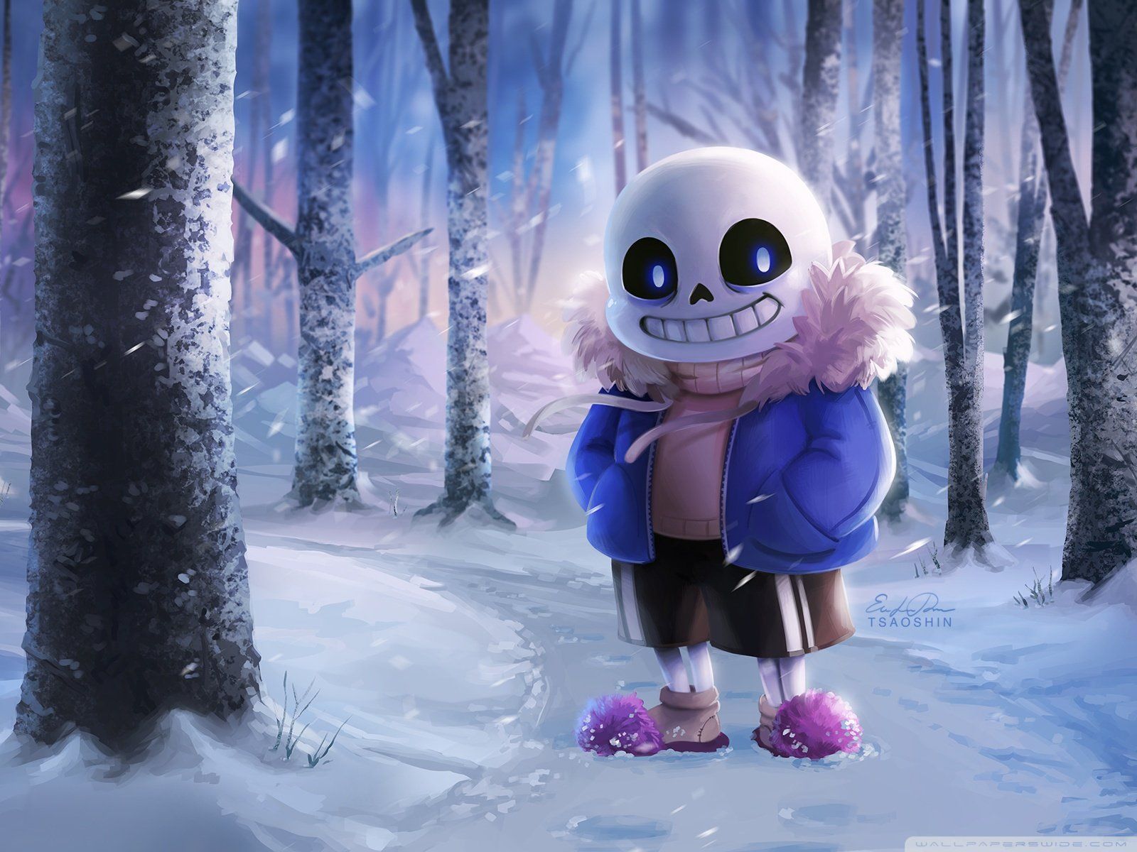 Wallpaper Undertale Sans