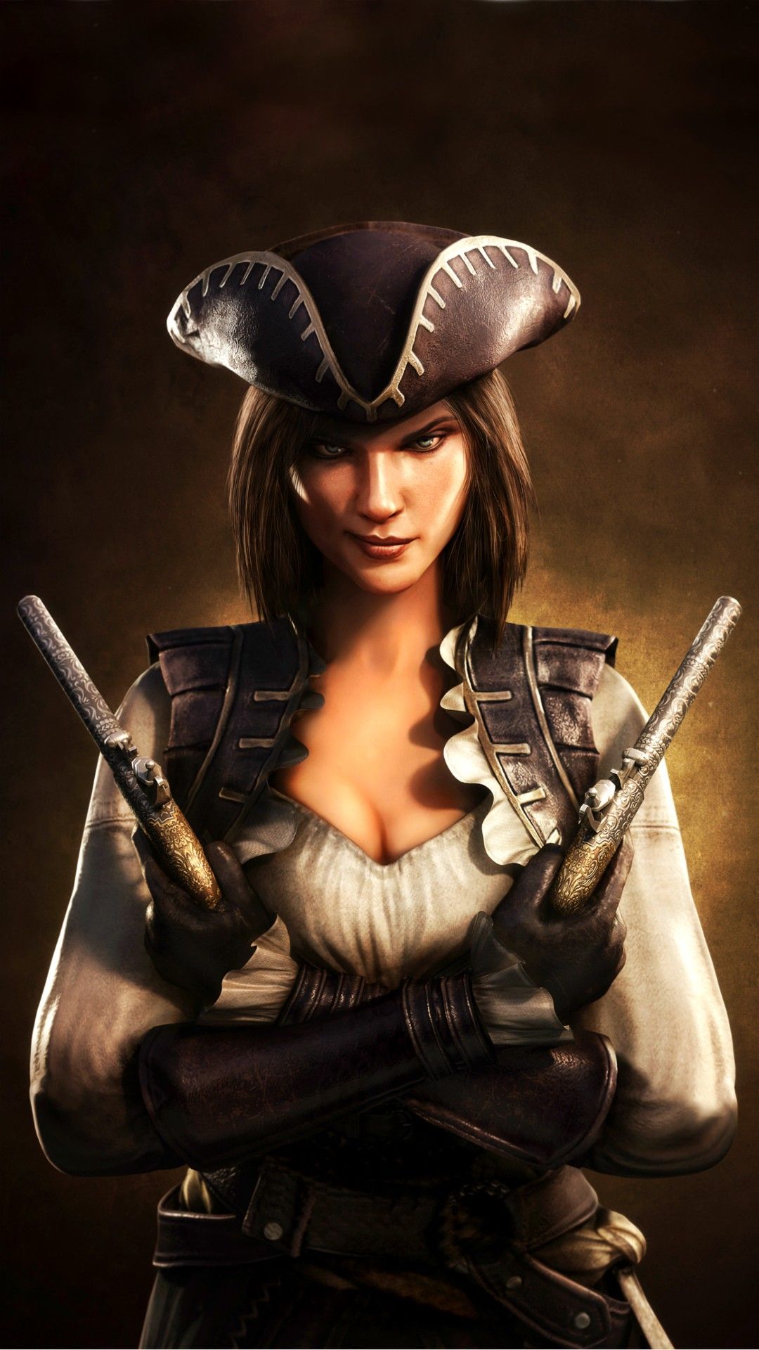 Lovely Girl Assassins Creed For iPhone HD Background Wallpaper