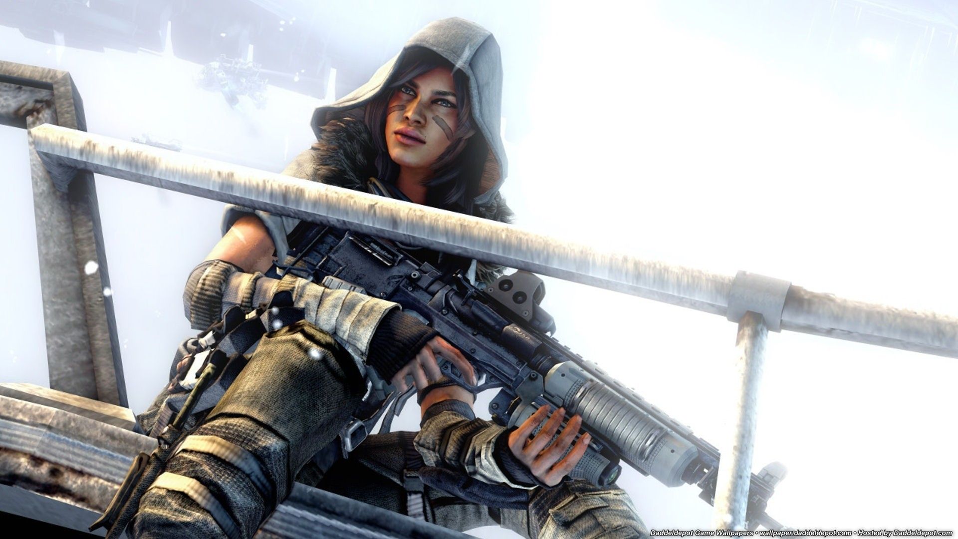 Wallpaper Killzone young woman vdeo game