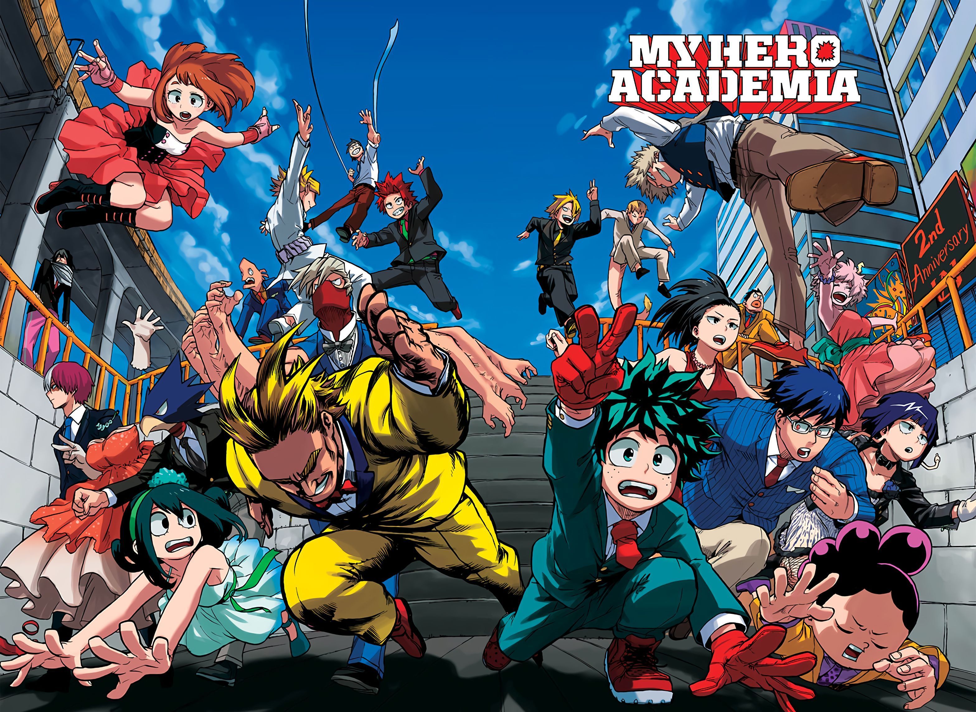 My Hero Academia: Two Heroes Wallpaper