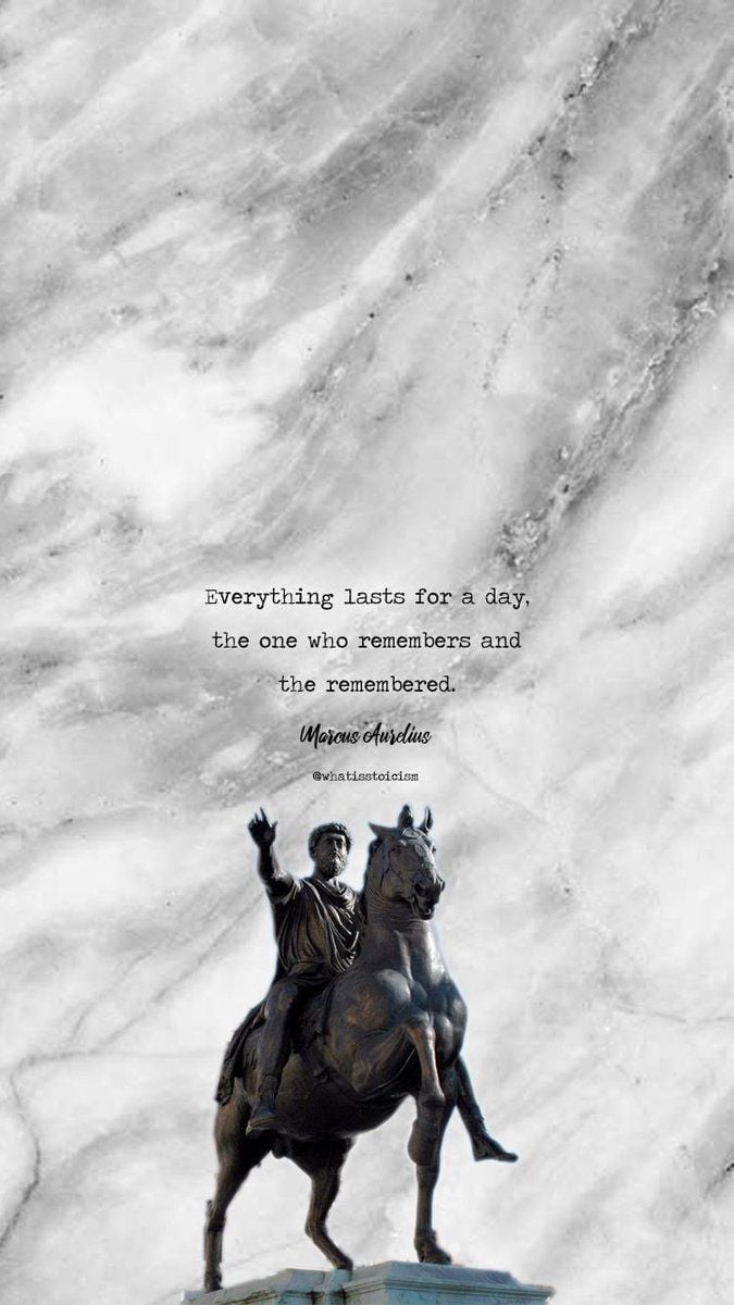 HD wallpaper Marcus Aurelius stoicism Fedora GNOME Linux Purpose  quote  Wallpaper Flare