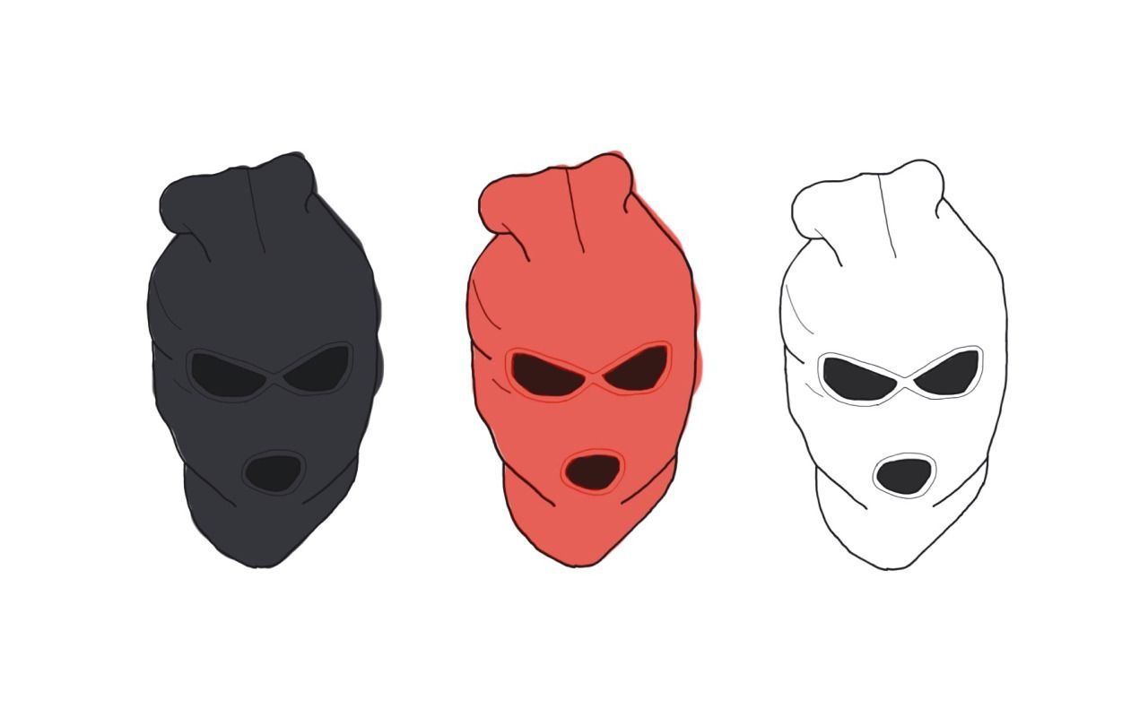 Gangsta Ski Mask Drawing / Skull Clipart Gangsta Skull Gas Mask Png