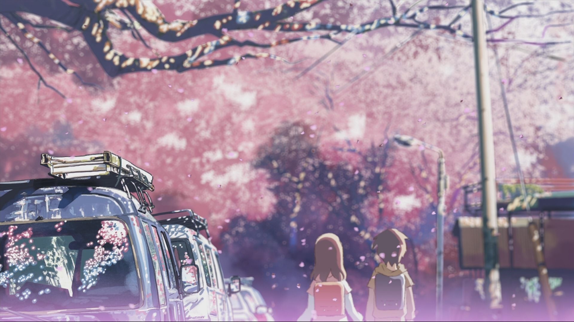 Tree, sakura, wallpaper, second, anime