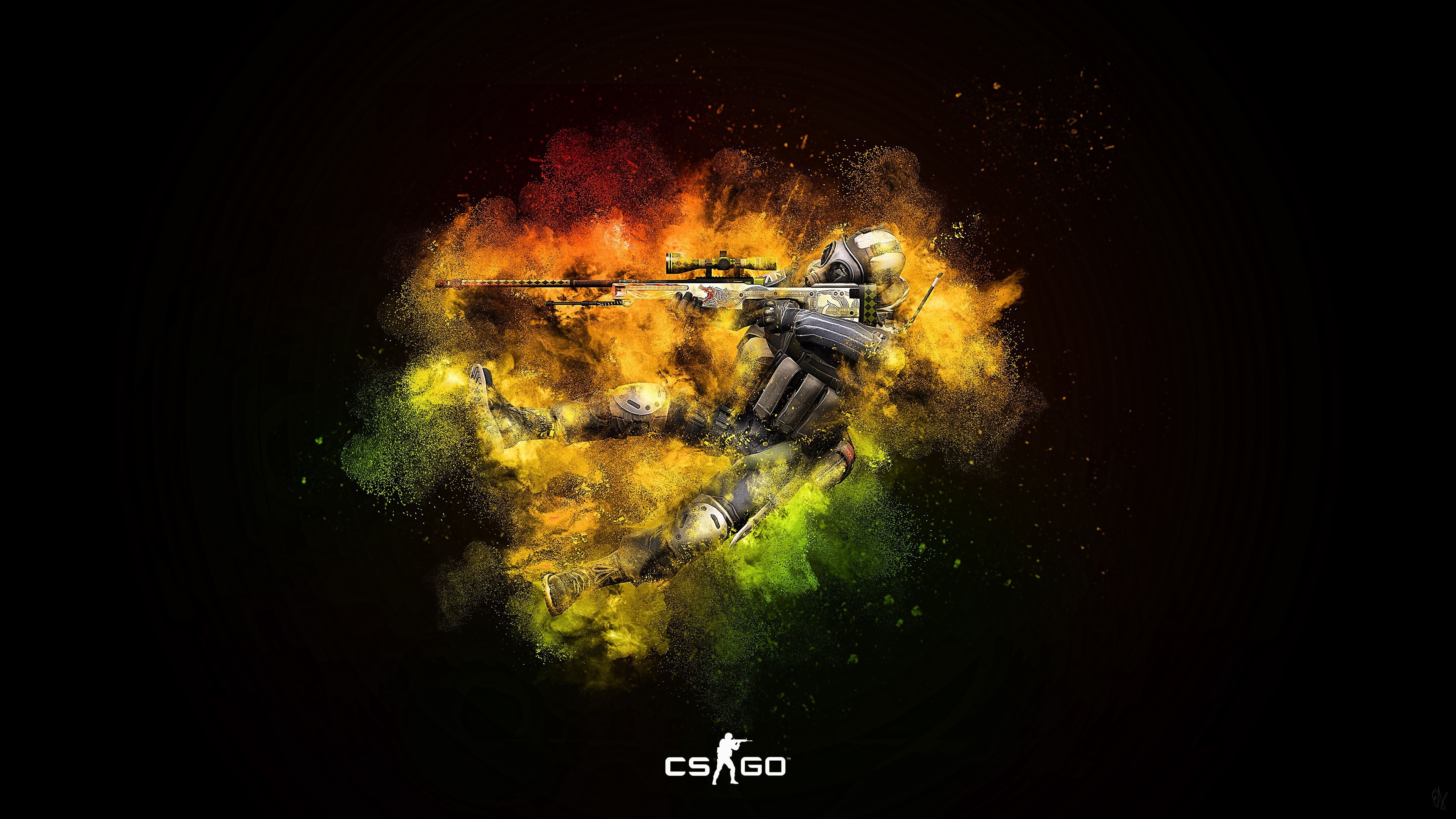 Download Cs:go Wallpaper in 1366x768 Resolution