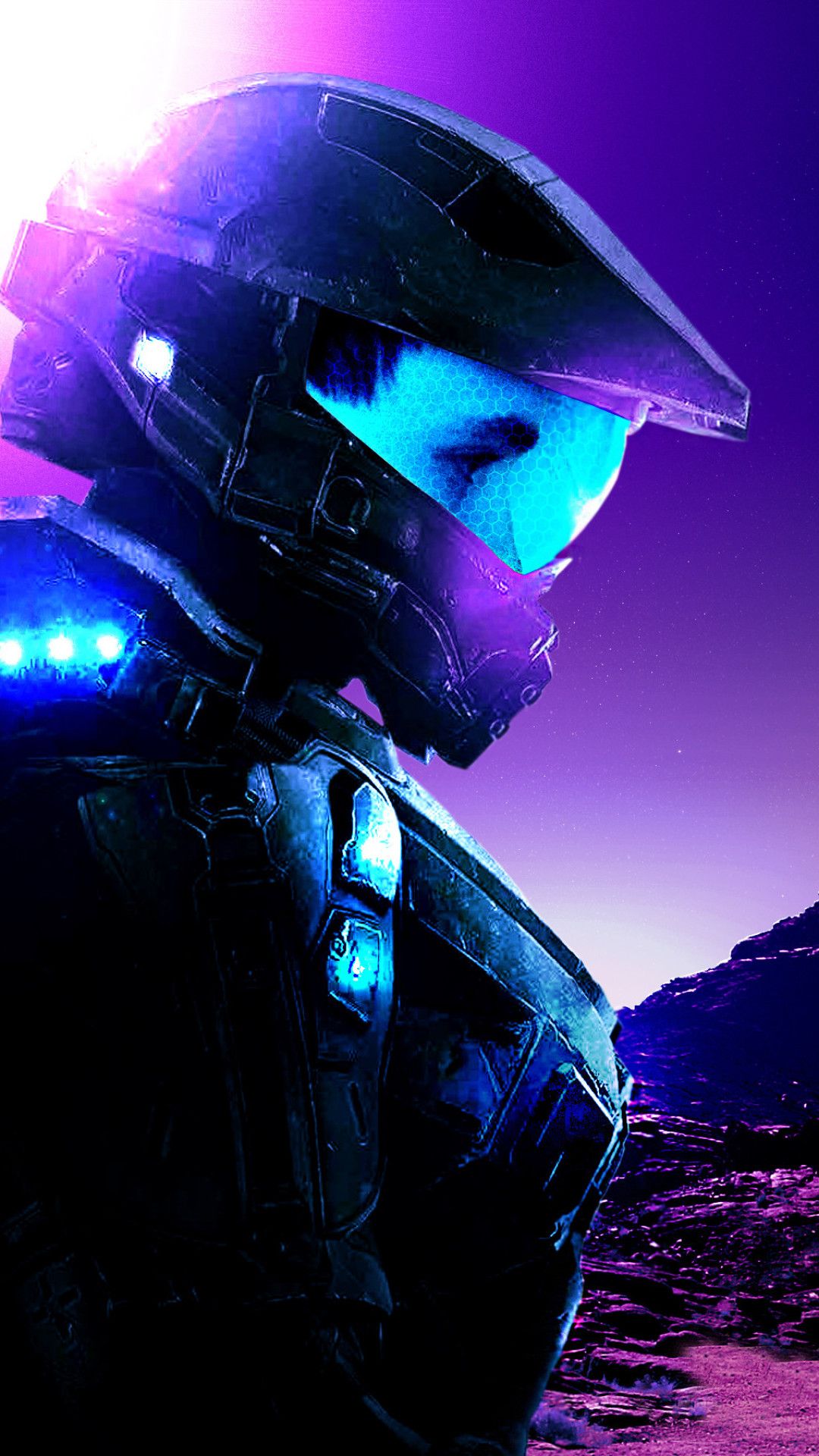 Retro Halo Space Suit Scifi 4k iPhone 6s, 6 Plus, Pixel