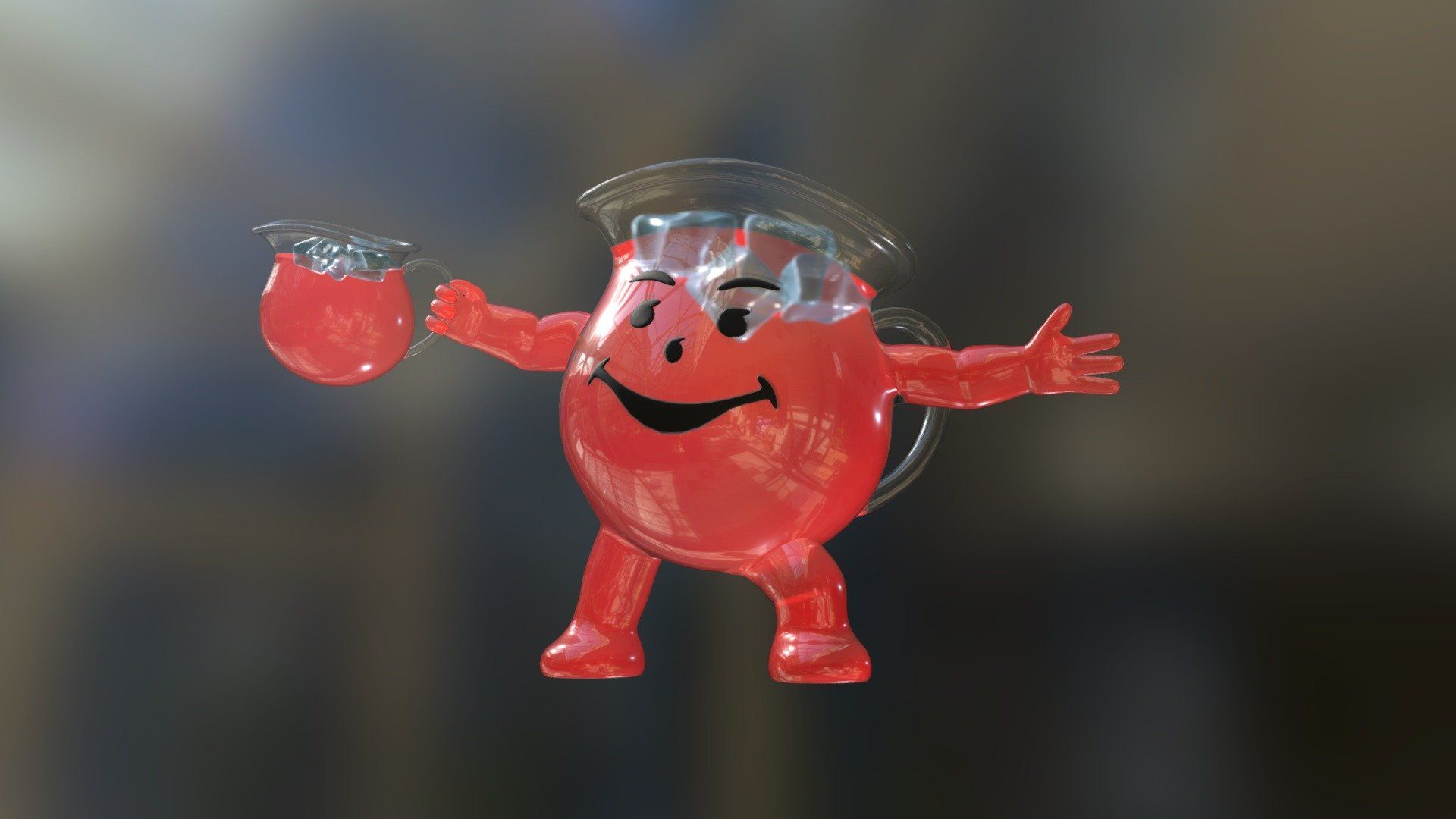 Koolaid Man Free 3D model