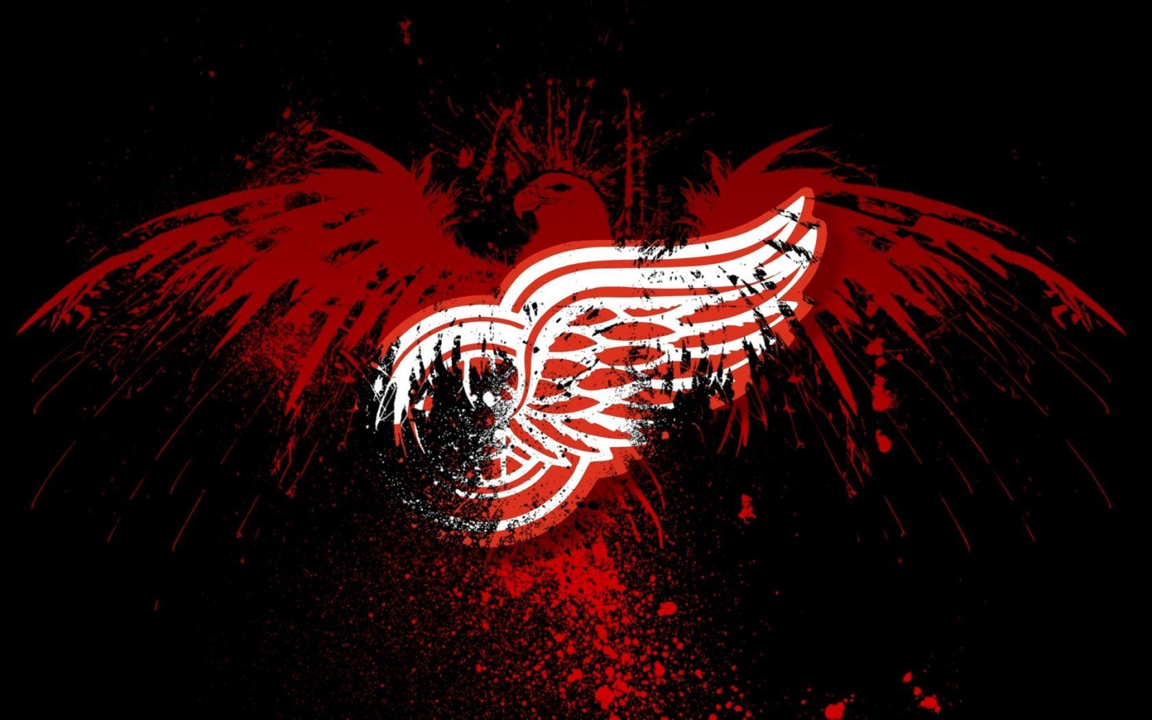 Red Wings Logo Wallpaper. Red wing logo, Red wings