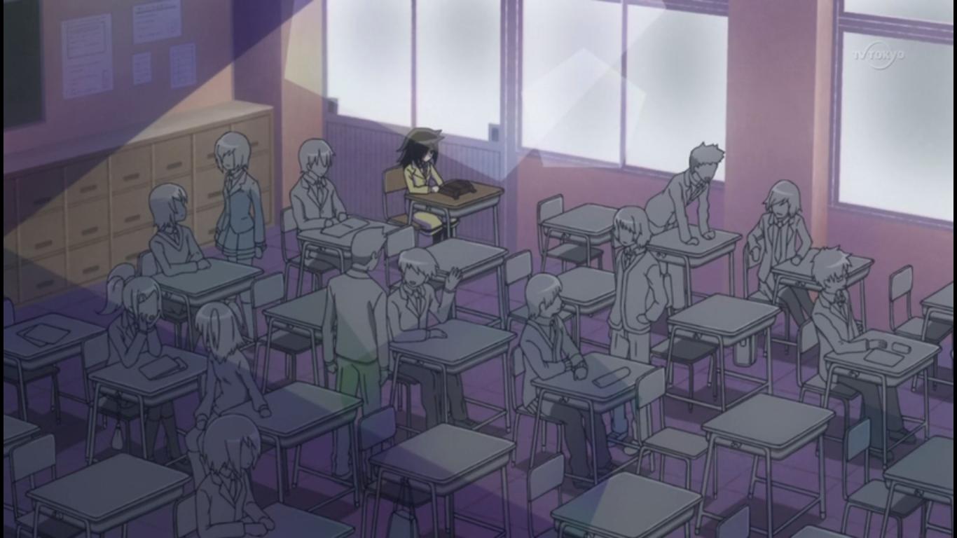 Why are the protagonists generally seated by the window?