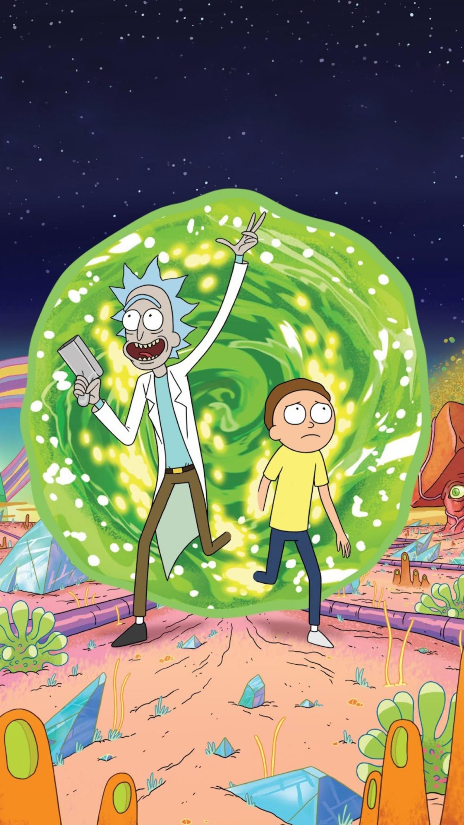 Rick and Morty Phone Wallpaper