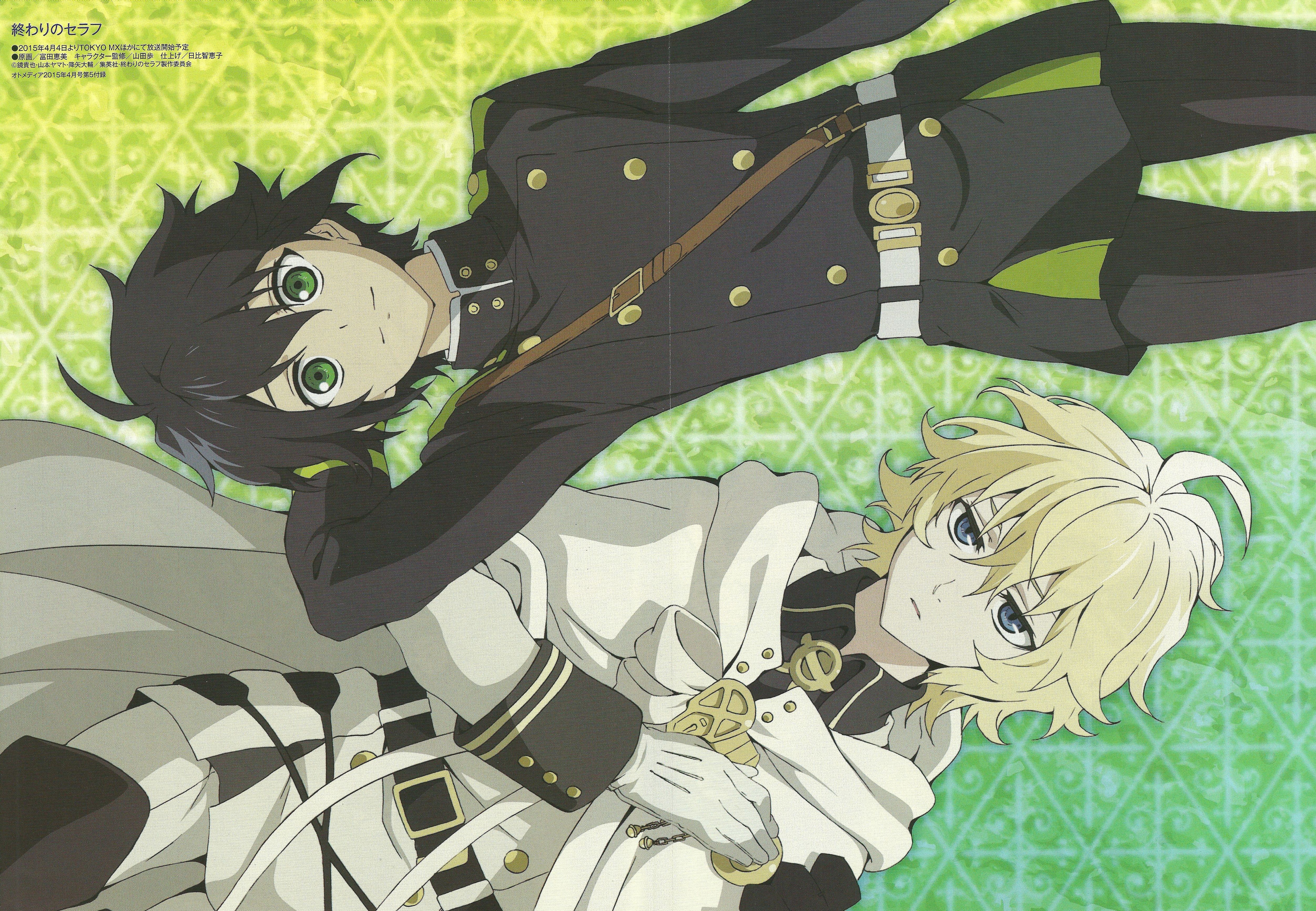Mika and End of the Seraph Yuu Wallpaper