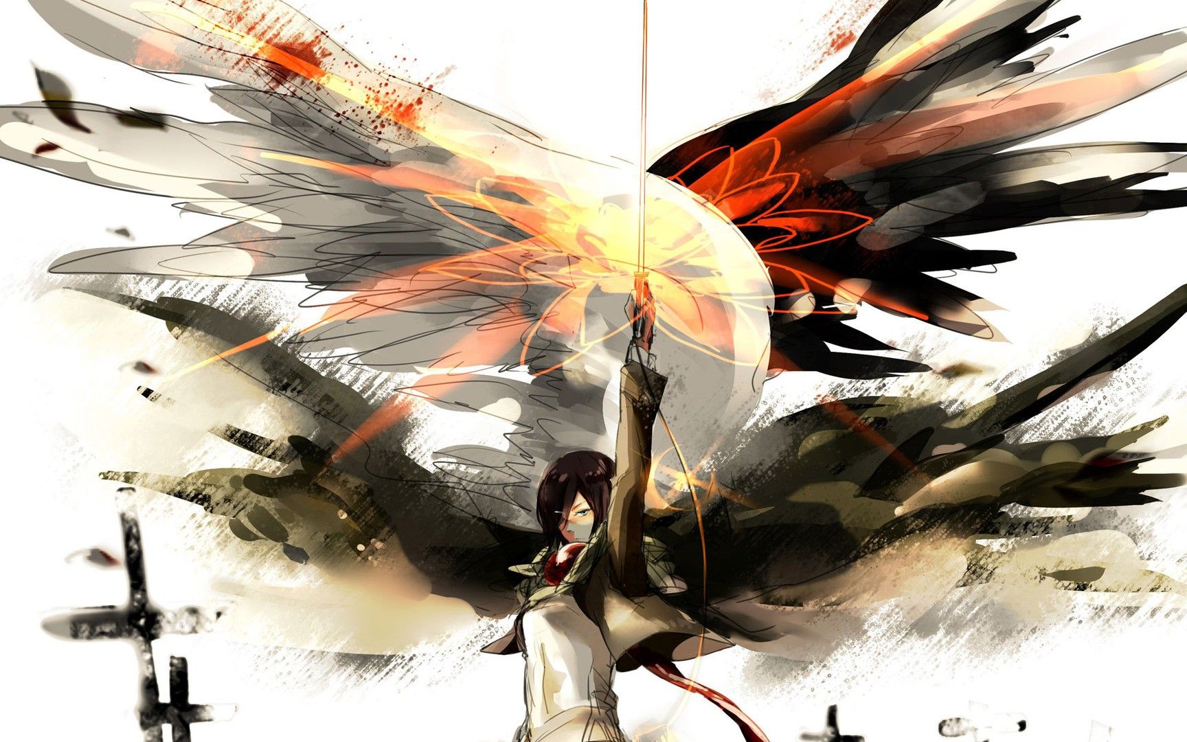 anime Girls, #anime, #shingeki No Kyojin, #mikasa On