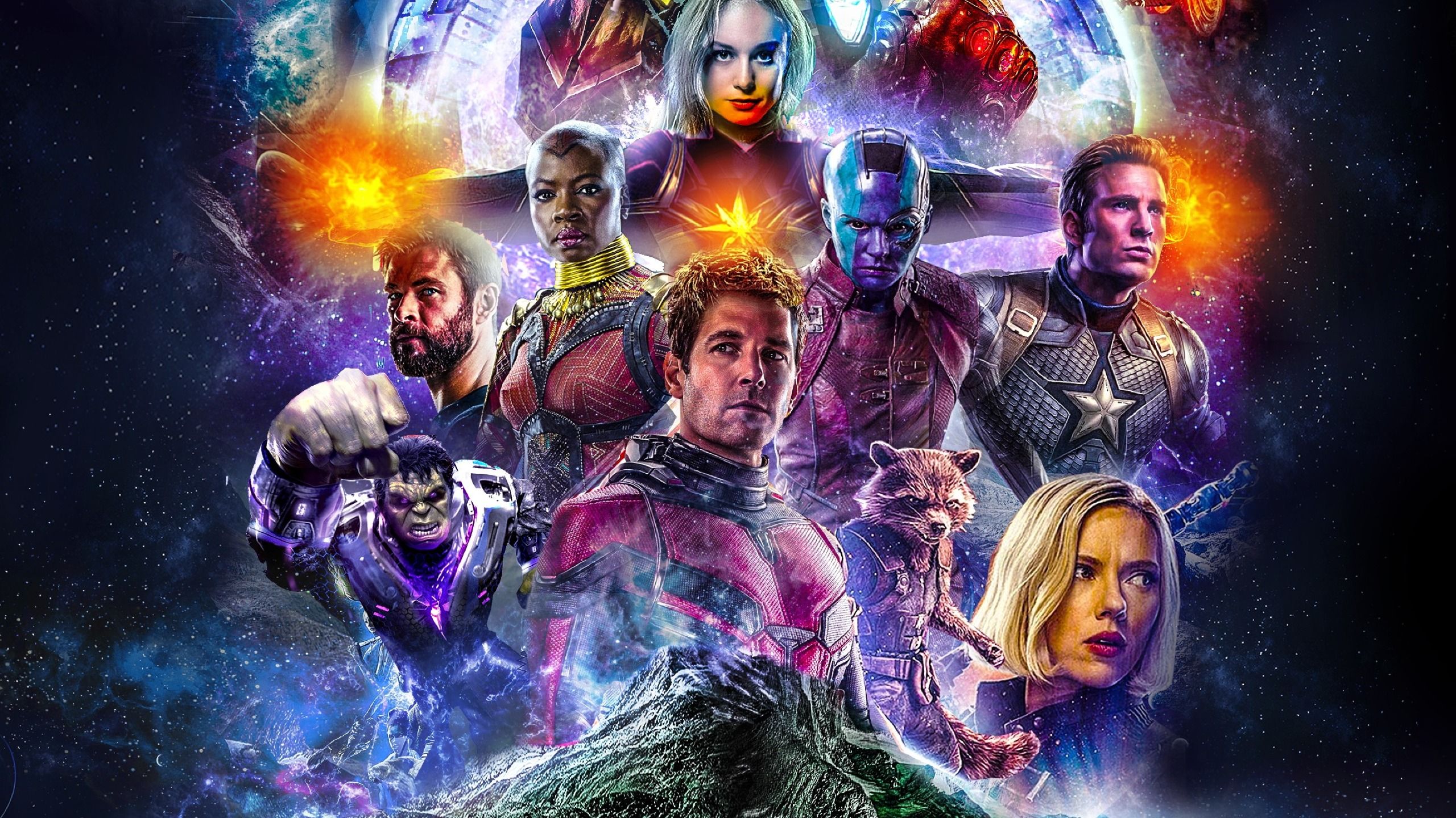 Avengers 4 All Actor Artwork Poster 1440P Resolution