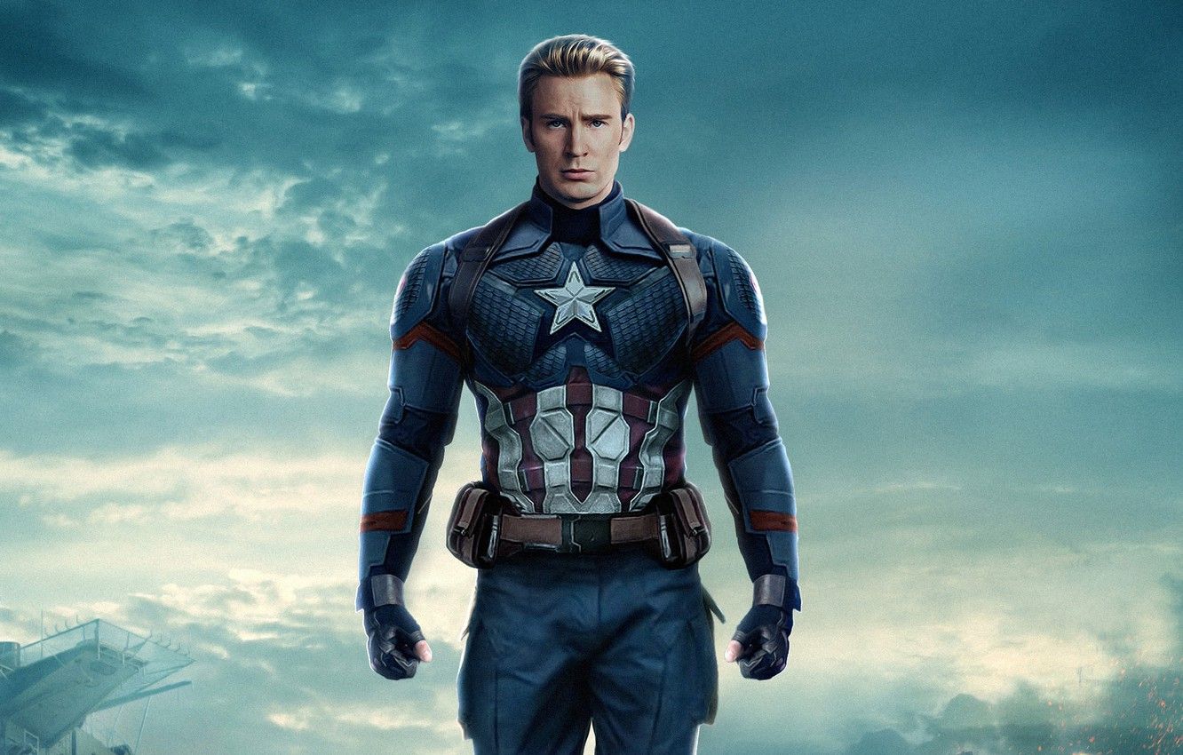 Wallpaper Captain America, Chris Evans, Steven Rogers, Avengers 4