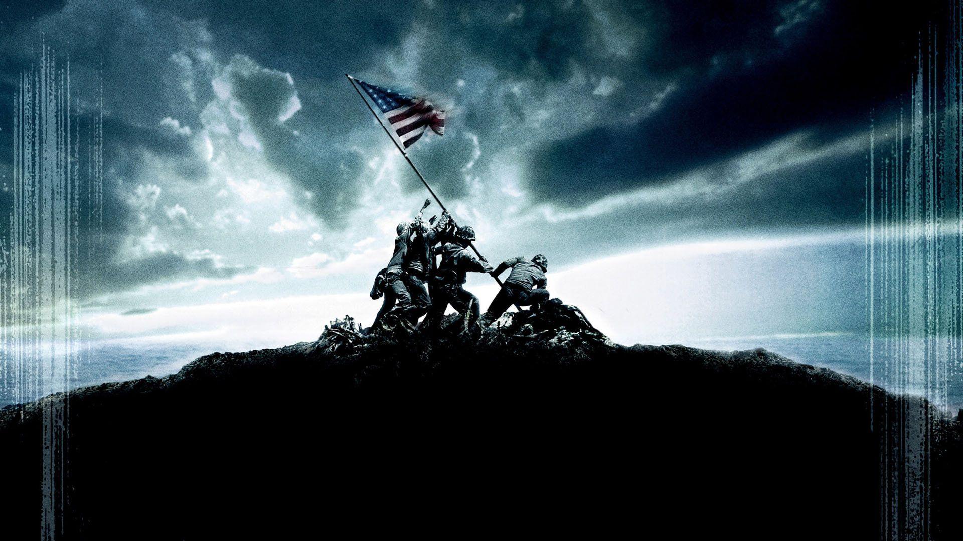 Raising the Flag On Iwo Jima Wallpaper