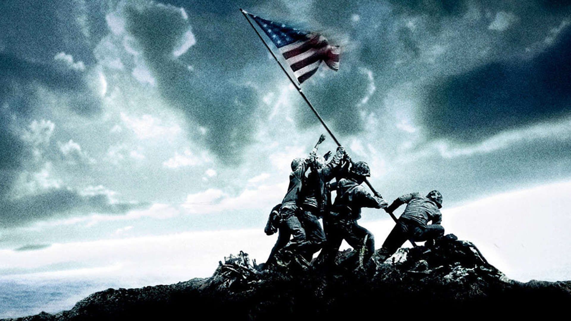 Free download Iwo Jima Flag Raising Wallpaper [1920x1080]