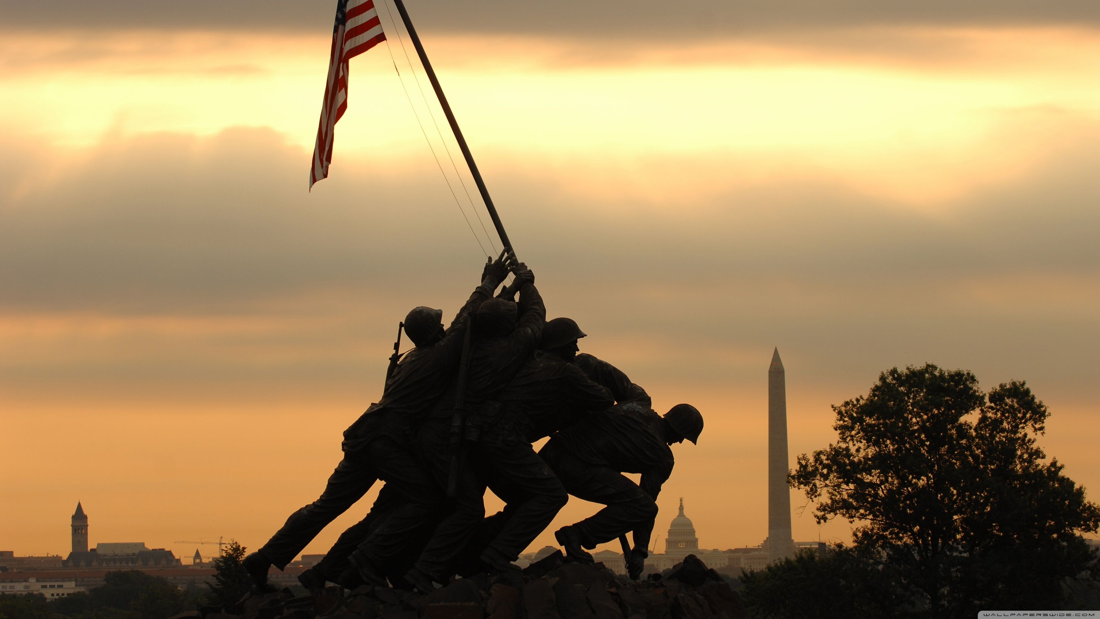 Flag Iwo Jima Wallpaper