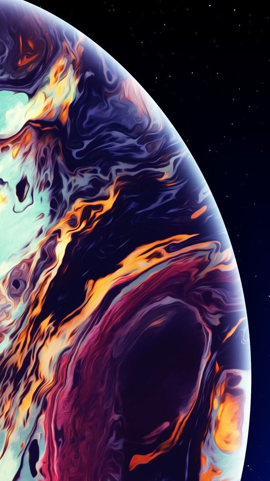 iPhone Xs Bubble Planet Wallpapers - Wallpaper Cave