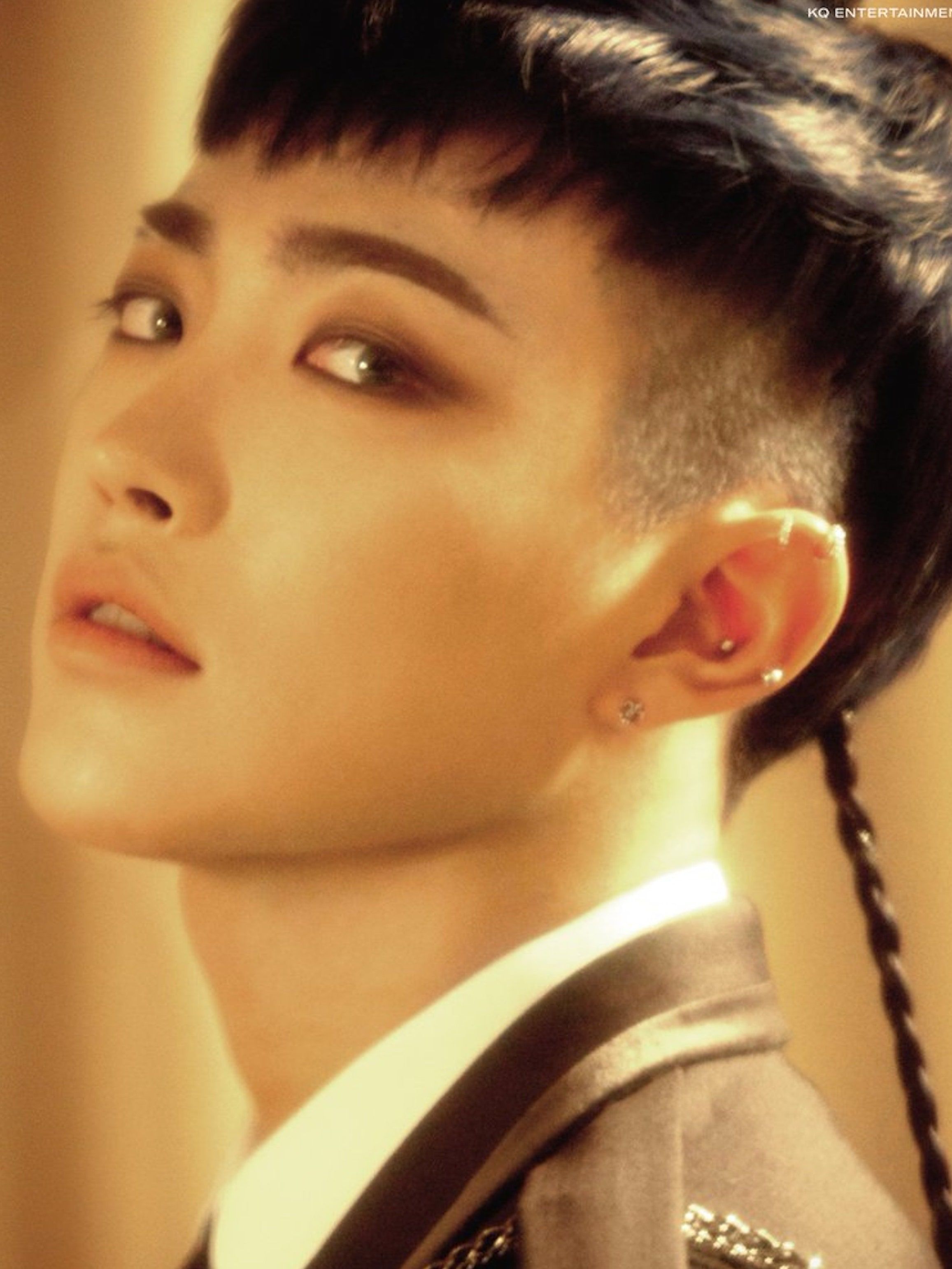 K Pop Star Hongjoong Reveals Rattails In ATEEZ Teasers