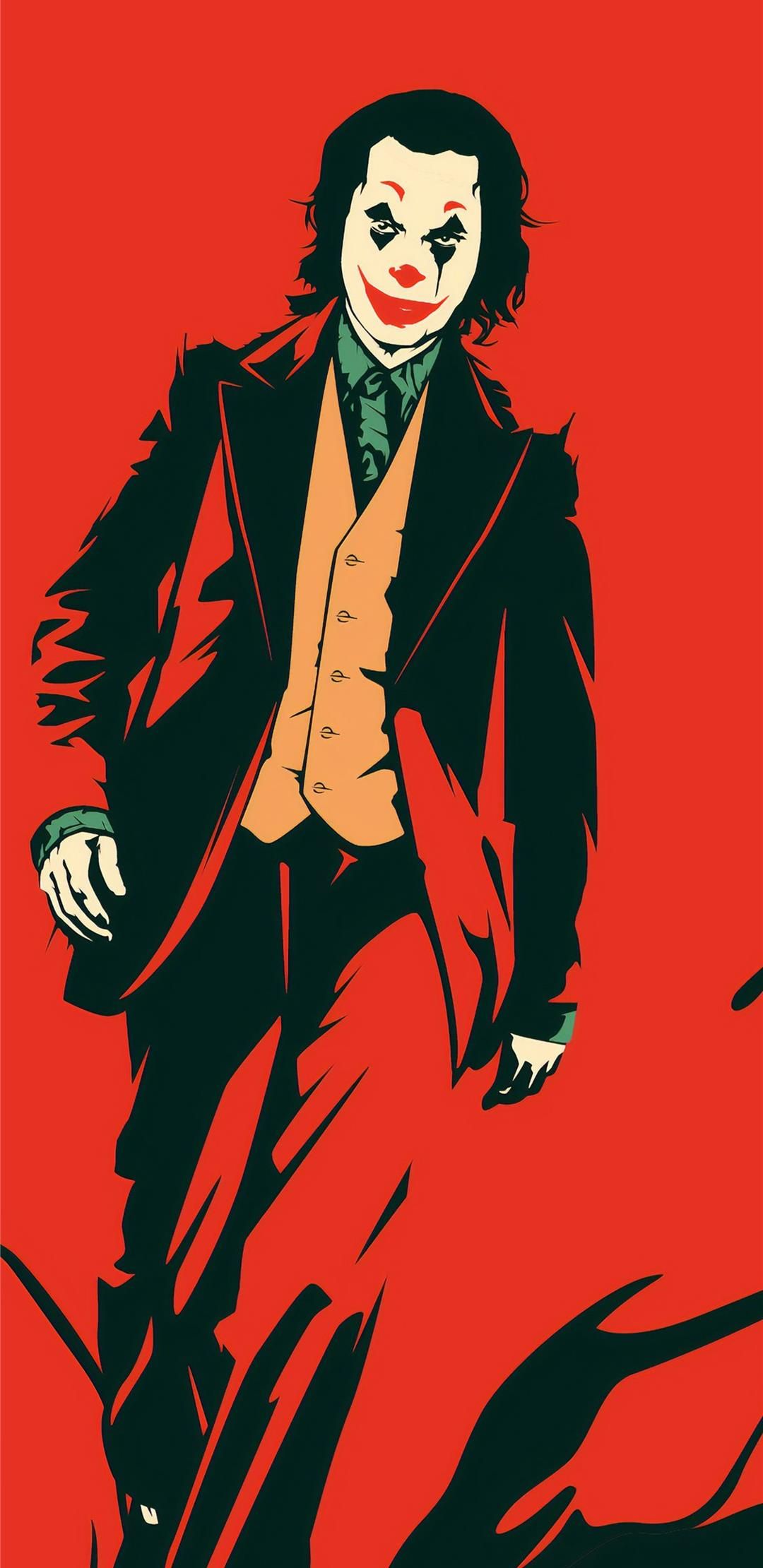 joker red 4k Phone Wallpaper Download