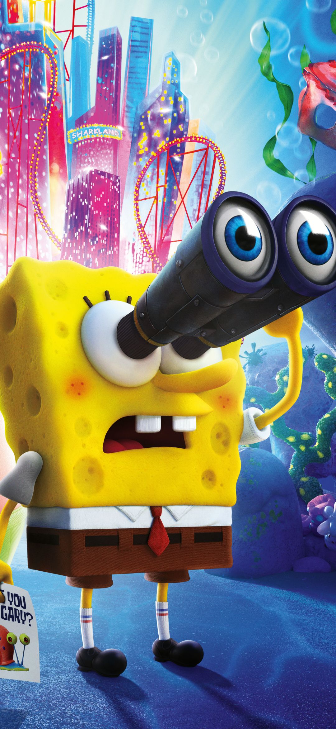 Movie The SpongeBob Movie: Sponge On The Run (1080x2340) Wallpaper