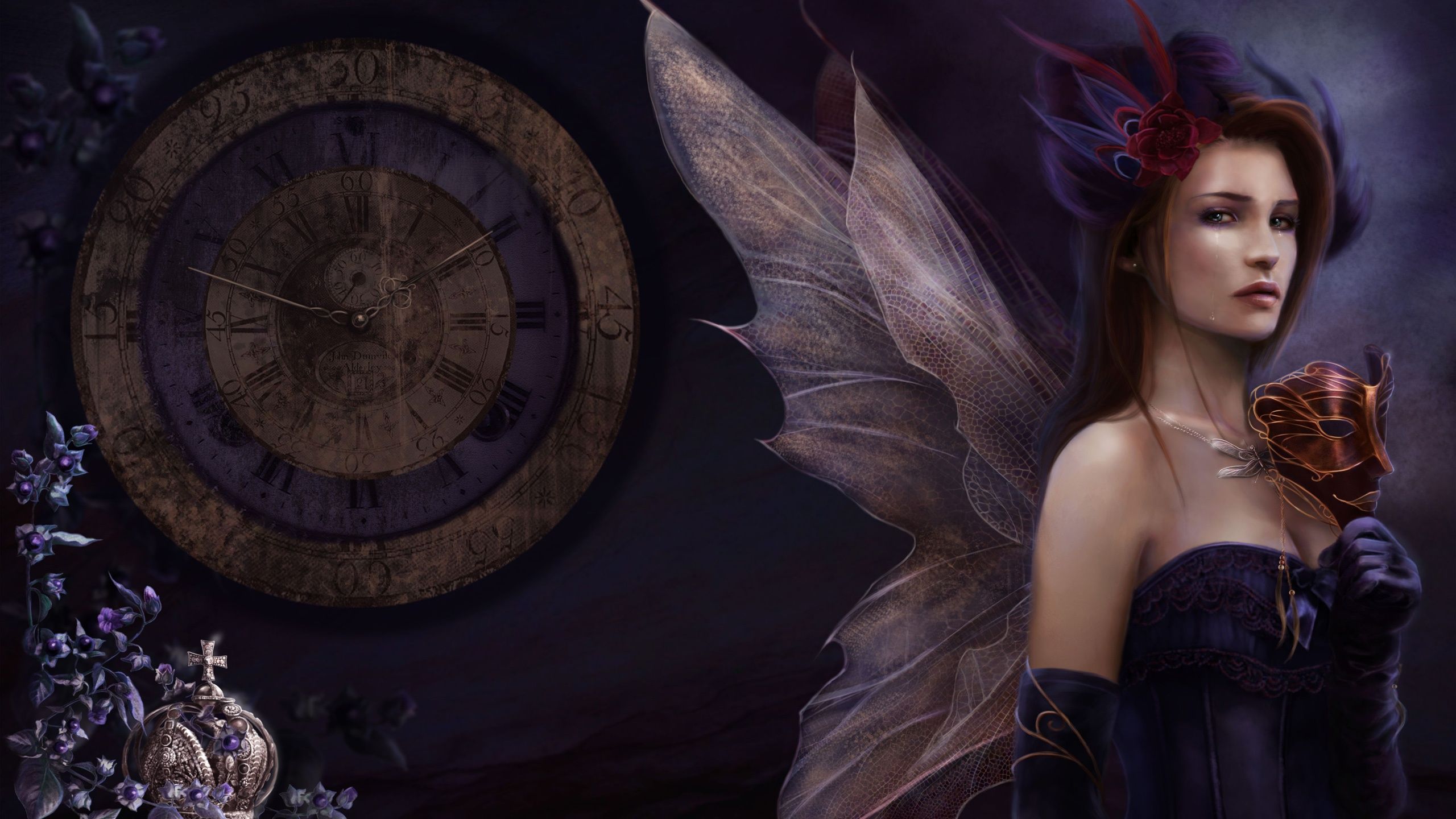 Dark Fairy Wallpaper Background