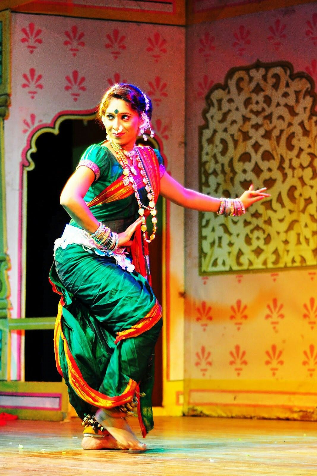 Lavani folk dance of Maharashtra. Dance of india, Indian