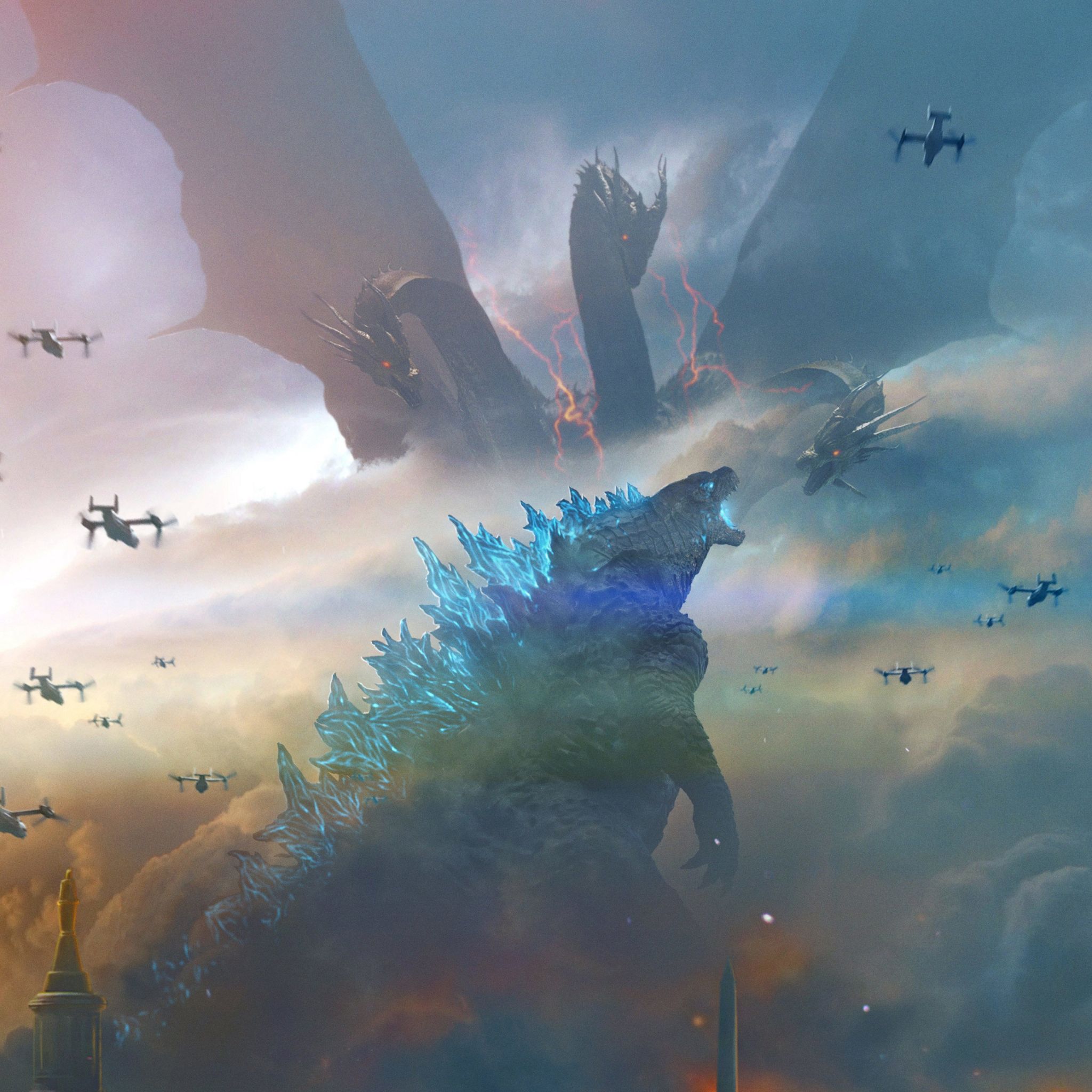 King of the Monsters Godzilla iPad Air Wallpaper, HD