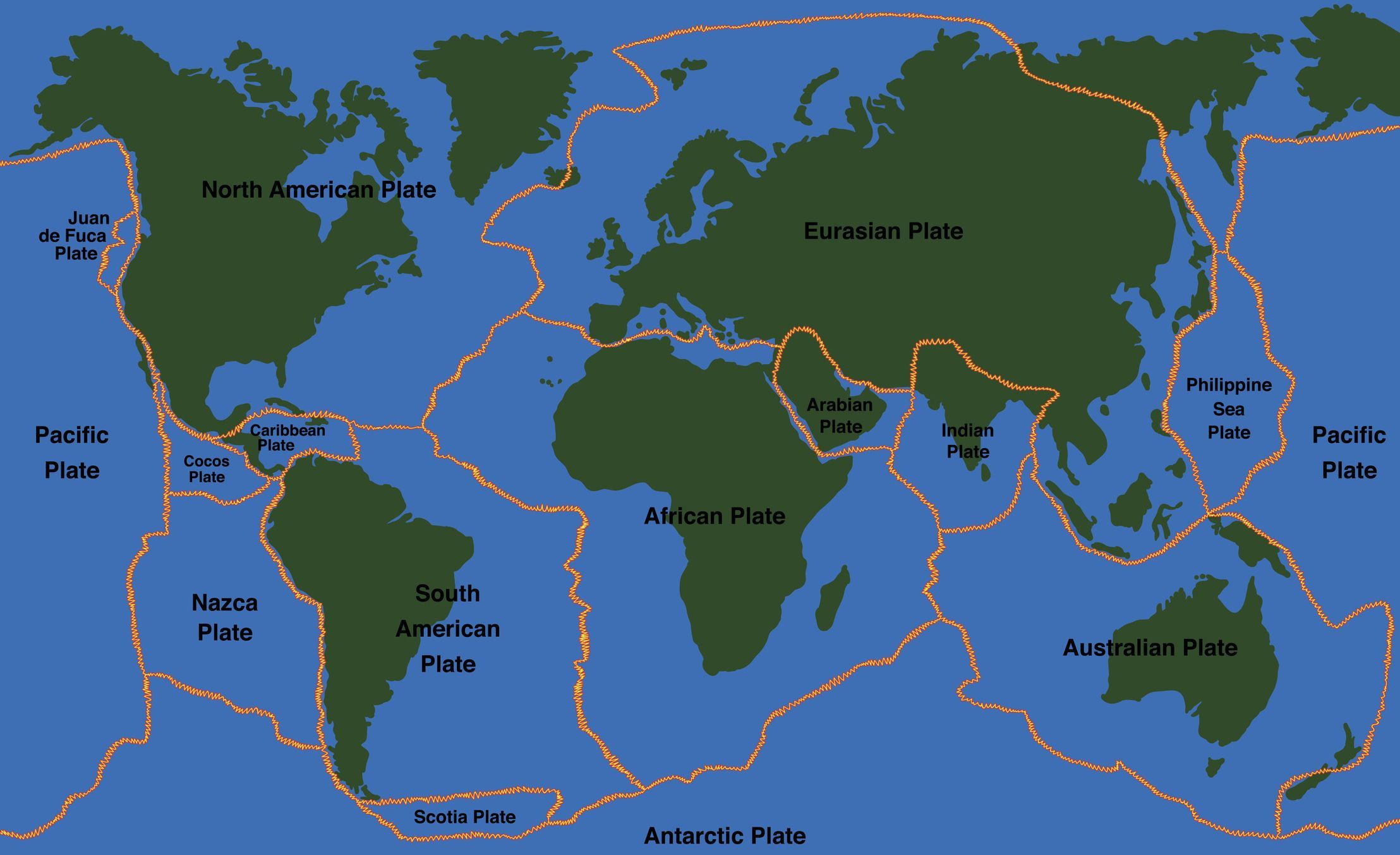 Continents And Tectonic Plates