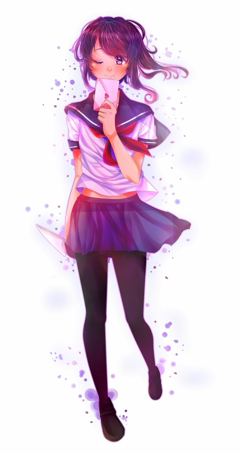 Yandere Chan Psst It's Transparent. Transparent PNG Download