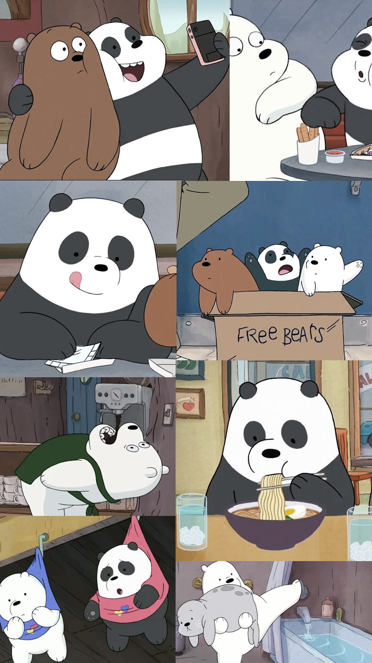 Lock Screen Grizzly We Bare Bears Wallpaper