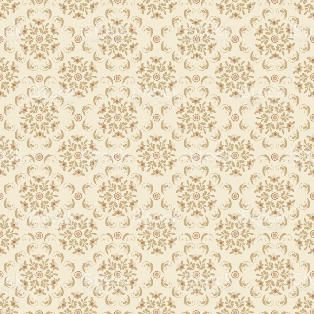 Vector Flower Seamless Pattern Background Elegant Texture