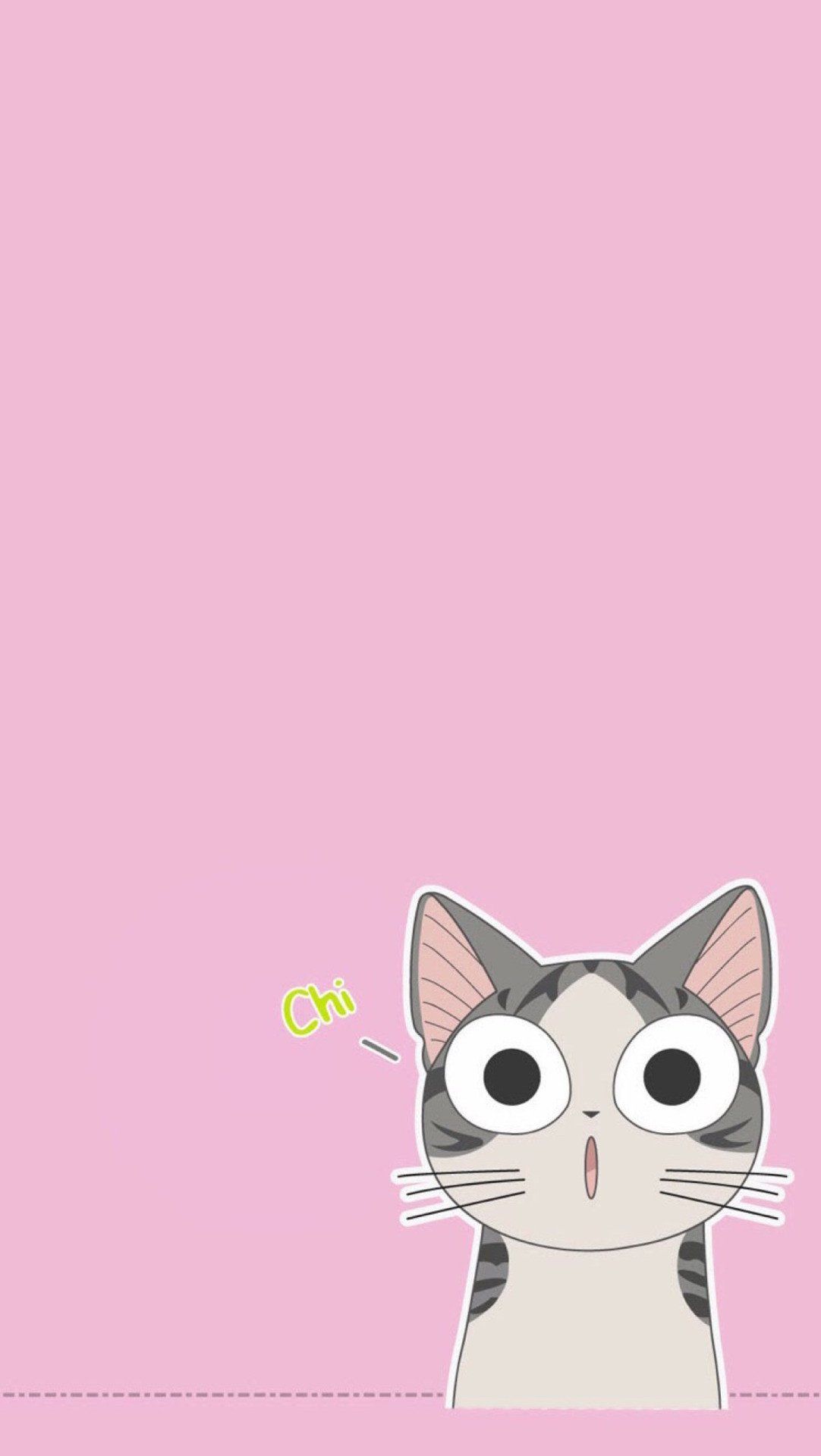 Kawaii iPhone Cat Wallpaper