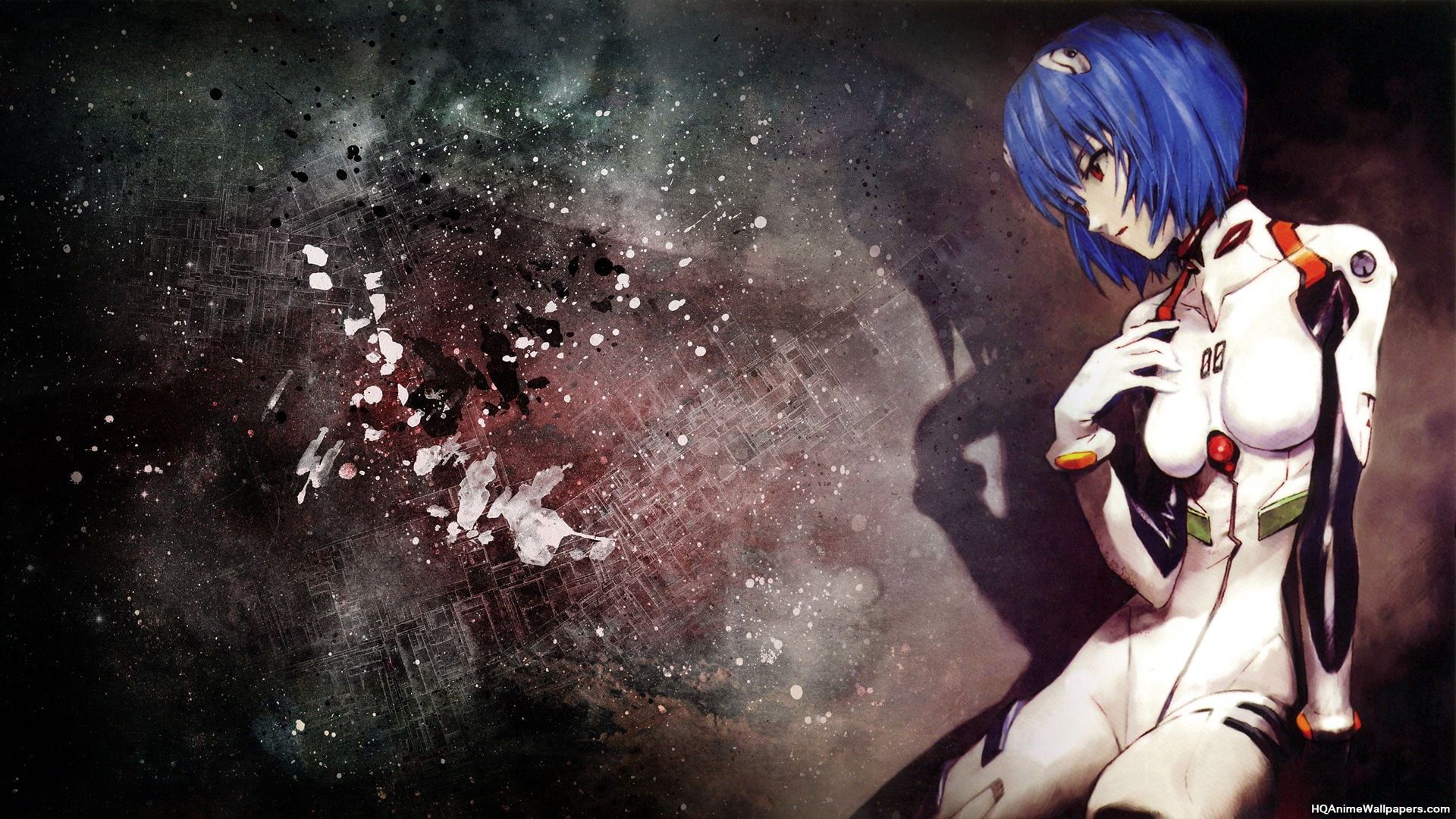 Blue Haired Anime, Neon Genesis Evangelion, Ayanami Rei, Anime HD