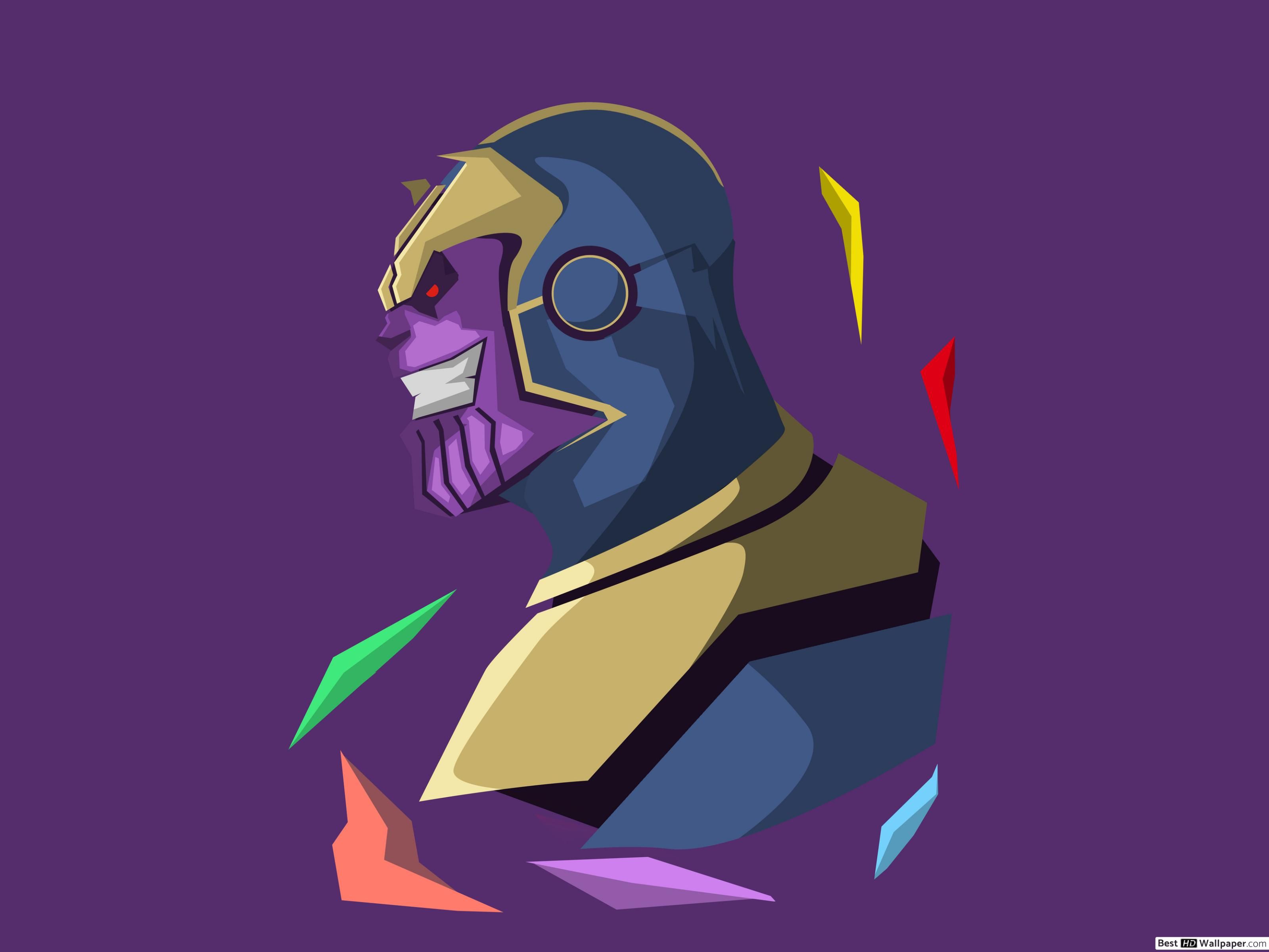 Thanos famous grin HD wallpaper download