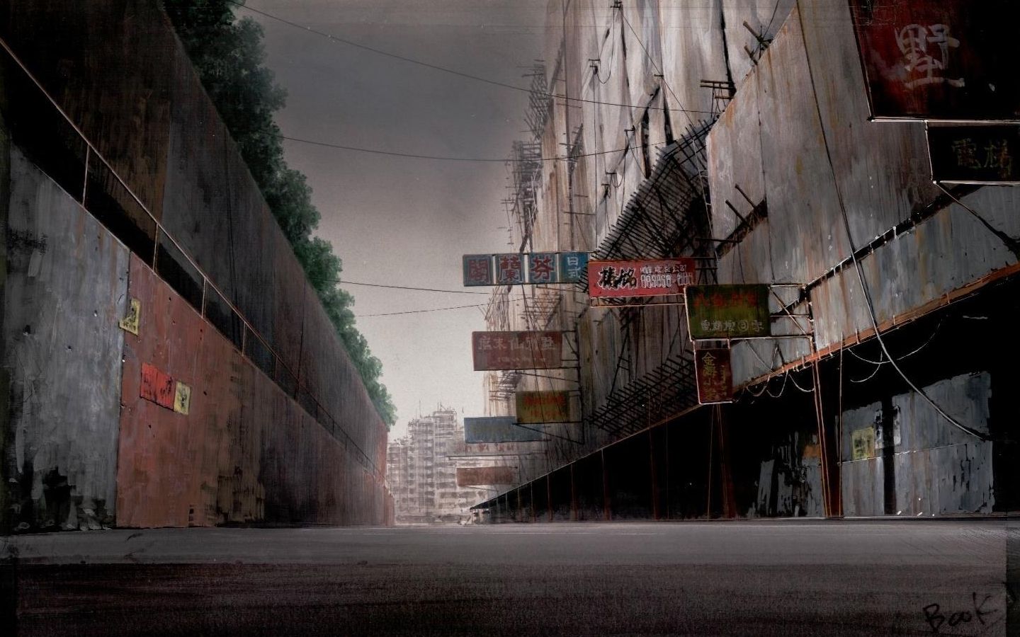 Anime Cityscape Wallpaperx900