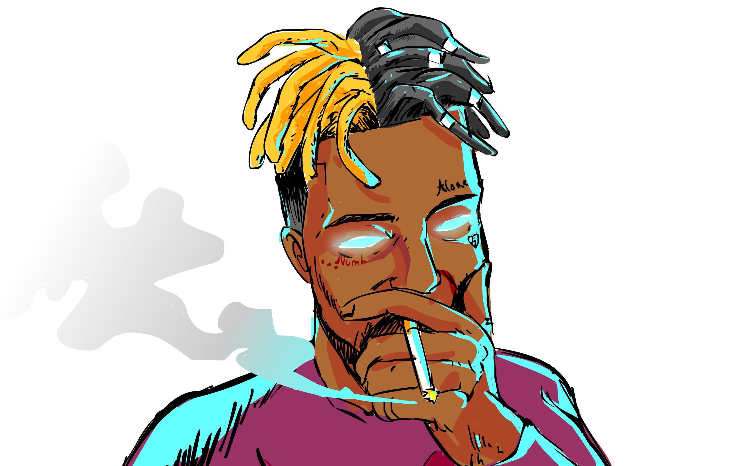 Cool Xxxtentacion Cartoon Wallpaper Free Cool Xxxtentacion