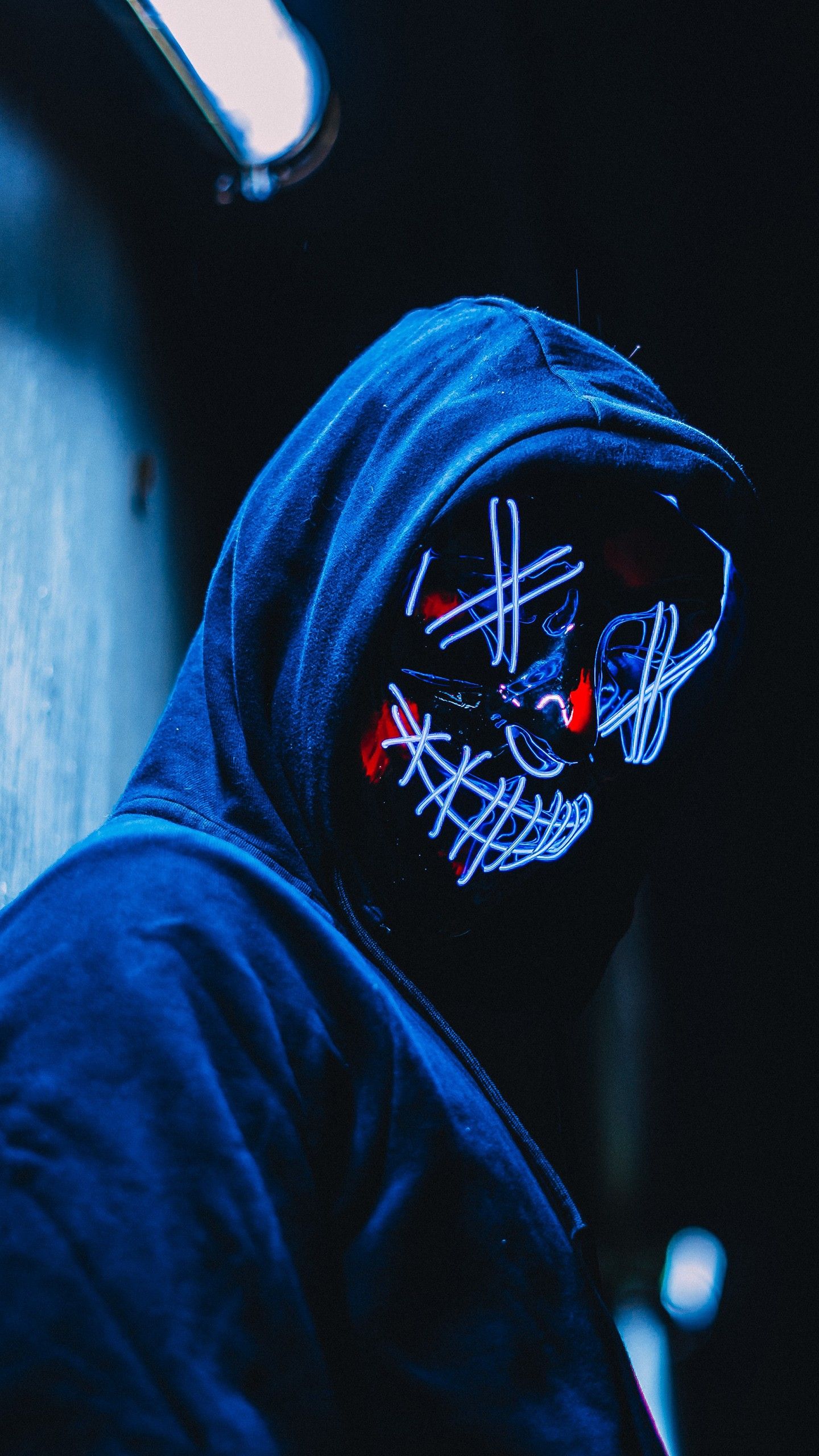 458550 mask, neon, water, The Purge - Rare Gallery HD Wallpapers