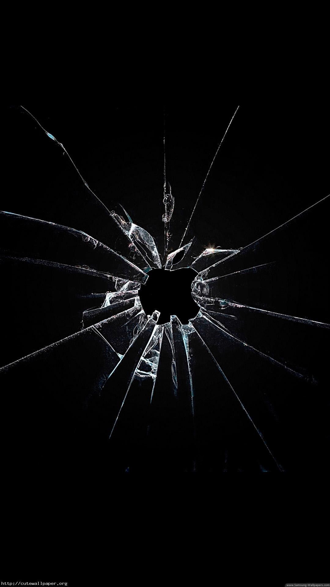 Broken Screen HD Wallpaper For Android. Broken glass wallpaper