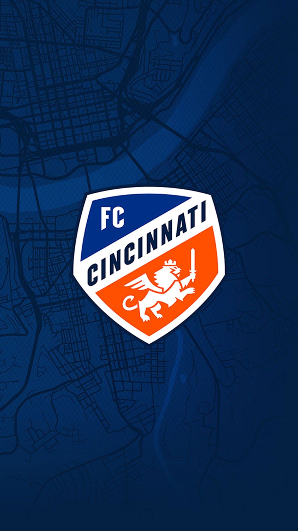 FC Cincinnati MLS Brand iPhone Wallpaper