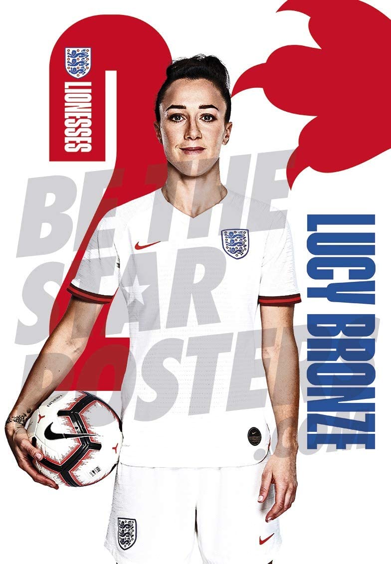 Be The Star Posters England Lionesses Lucy Bronze Lucia Roberta