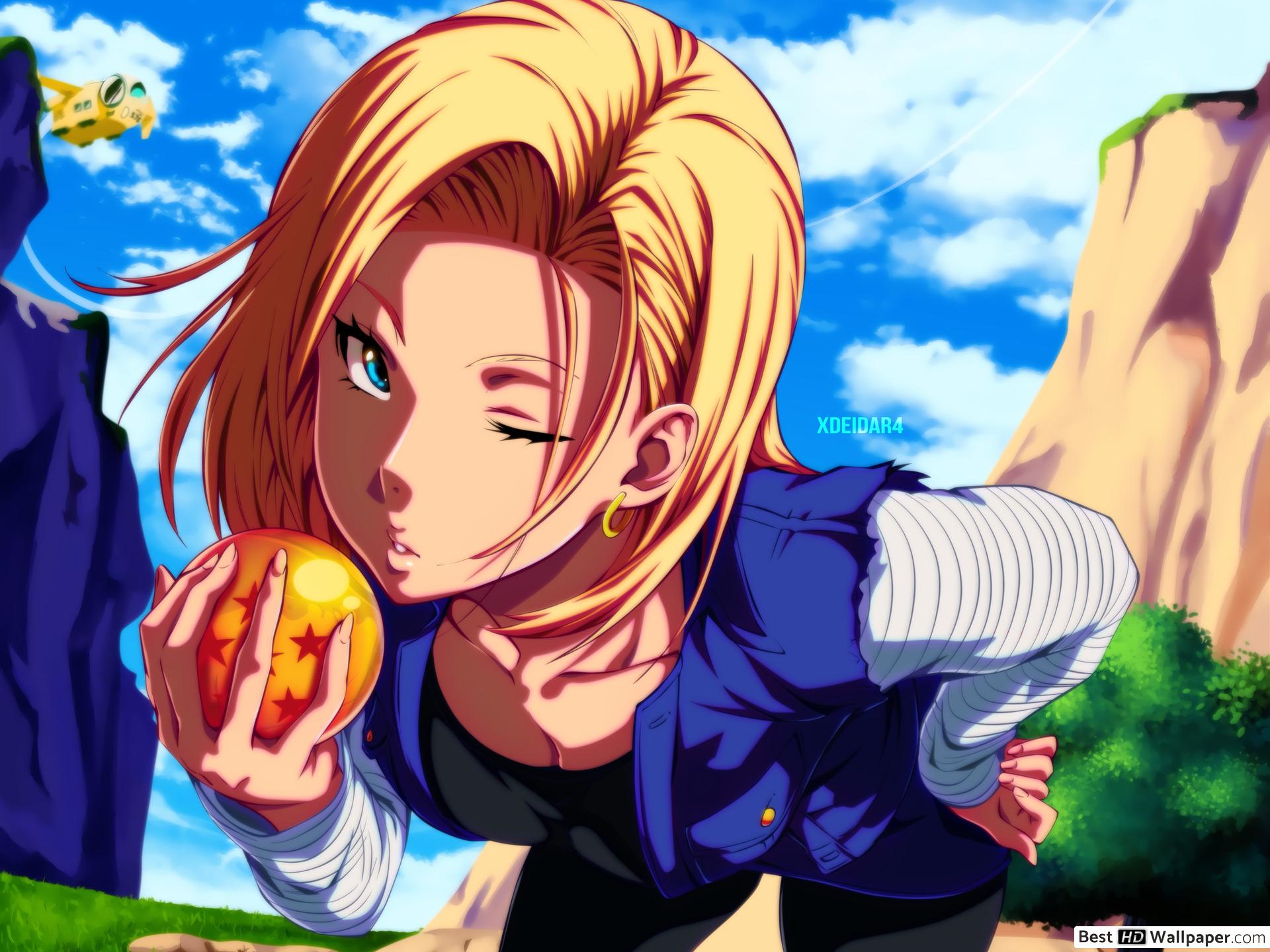 Android 18 HD wallpaper download
