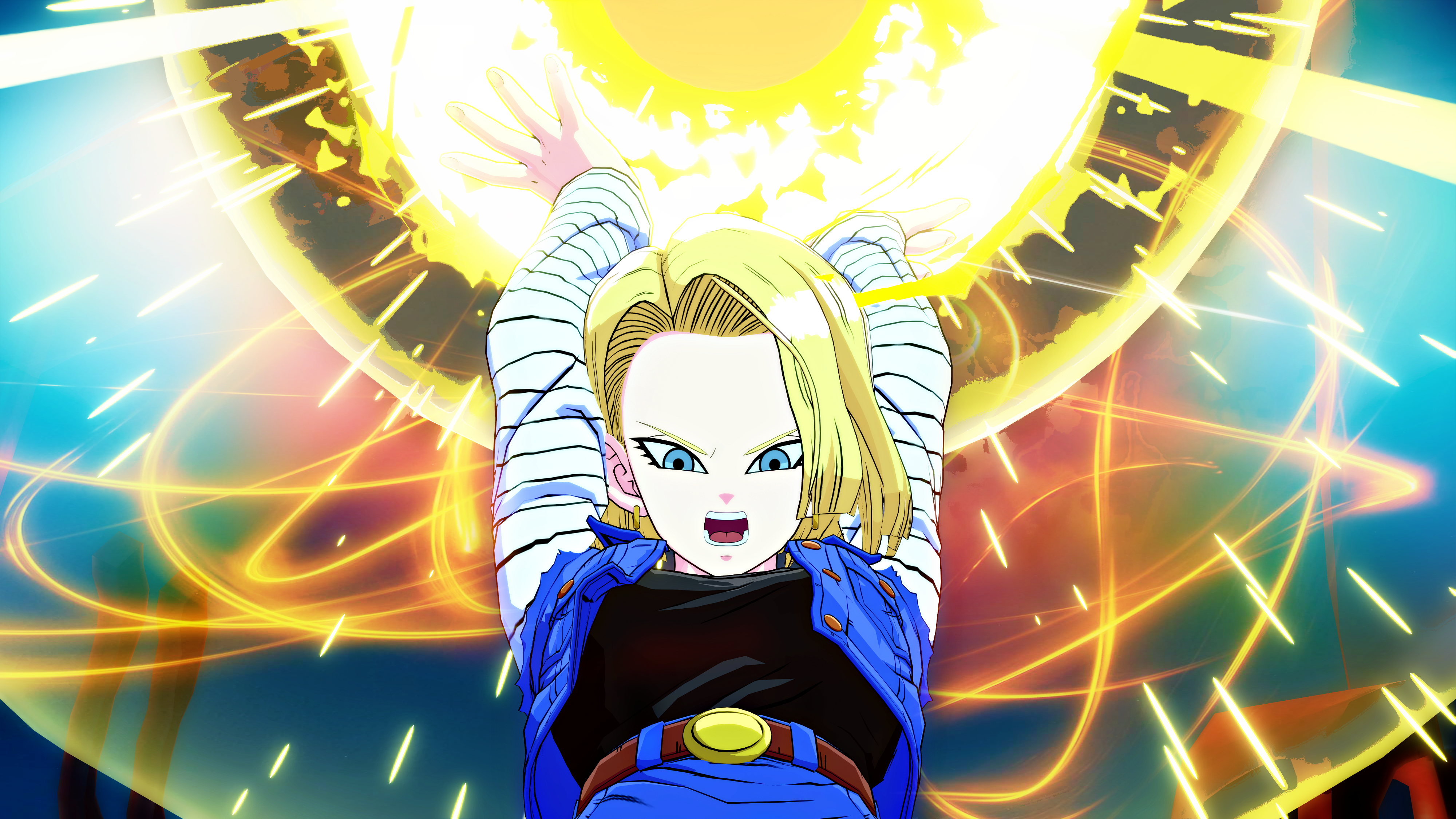 Android 18 4K Wallpaper