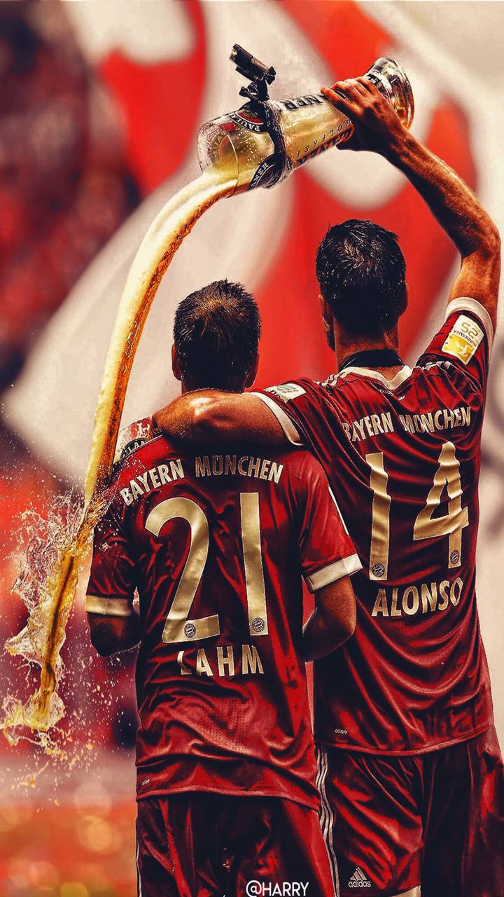 Lahm and Alonso wallpaper