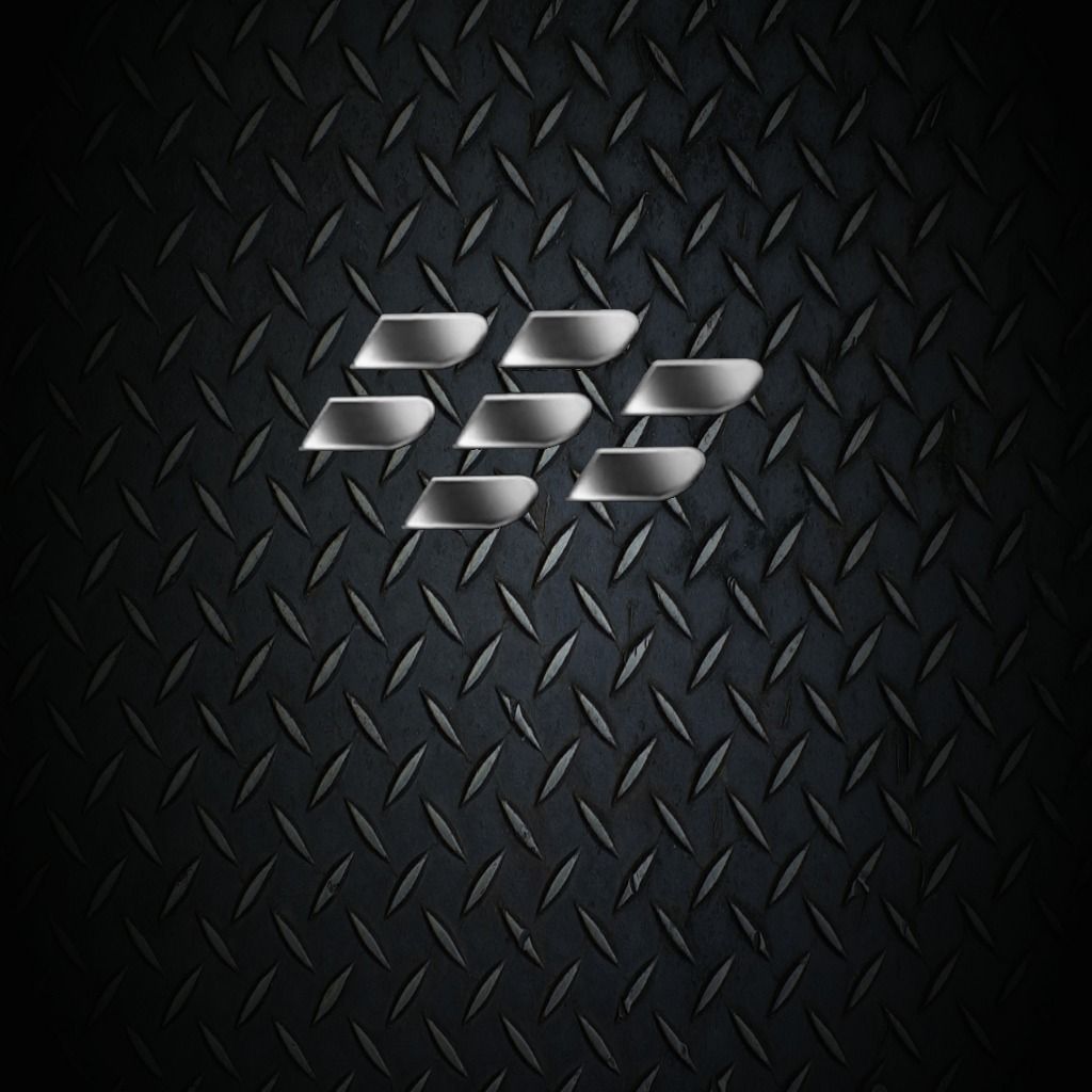 blackberry logo black diamond plate HD wallpaper download